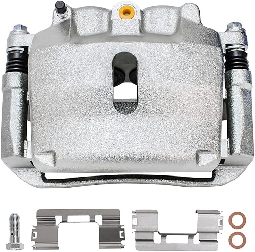 Miniatura 3 de Detroit Axle - Pinza de freno delantera izquierda para Ford F-150 2004-2005 Pinza de freno de disco lateral del conductor con reemplazo de soporte