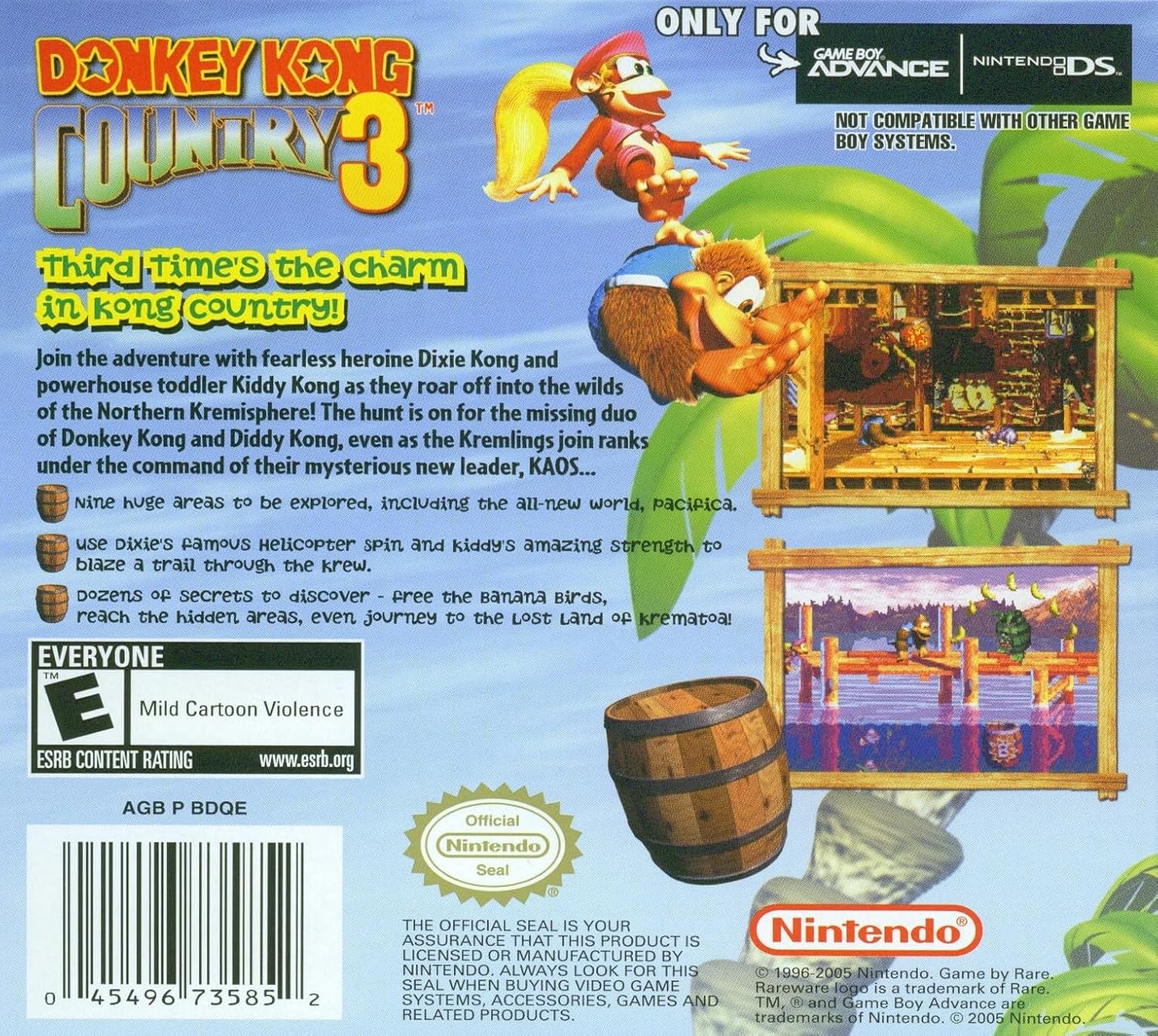 Donkey Kong Country 3 - Game Boy Advance (Renewed)