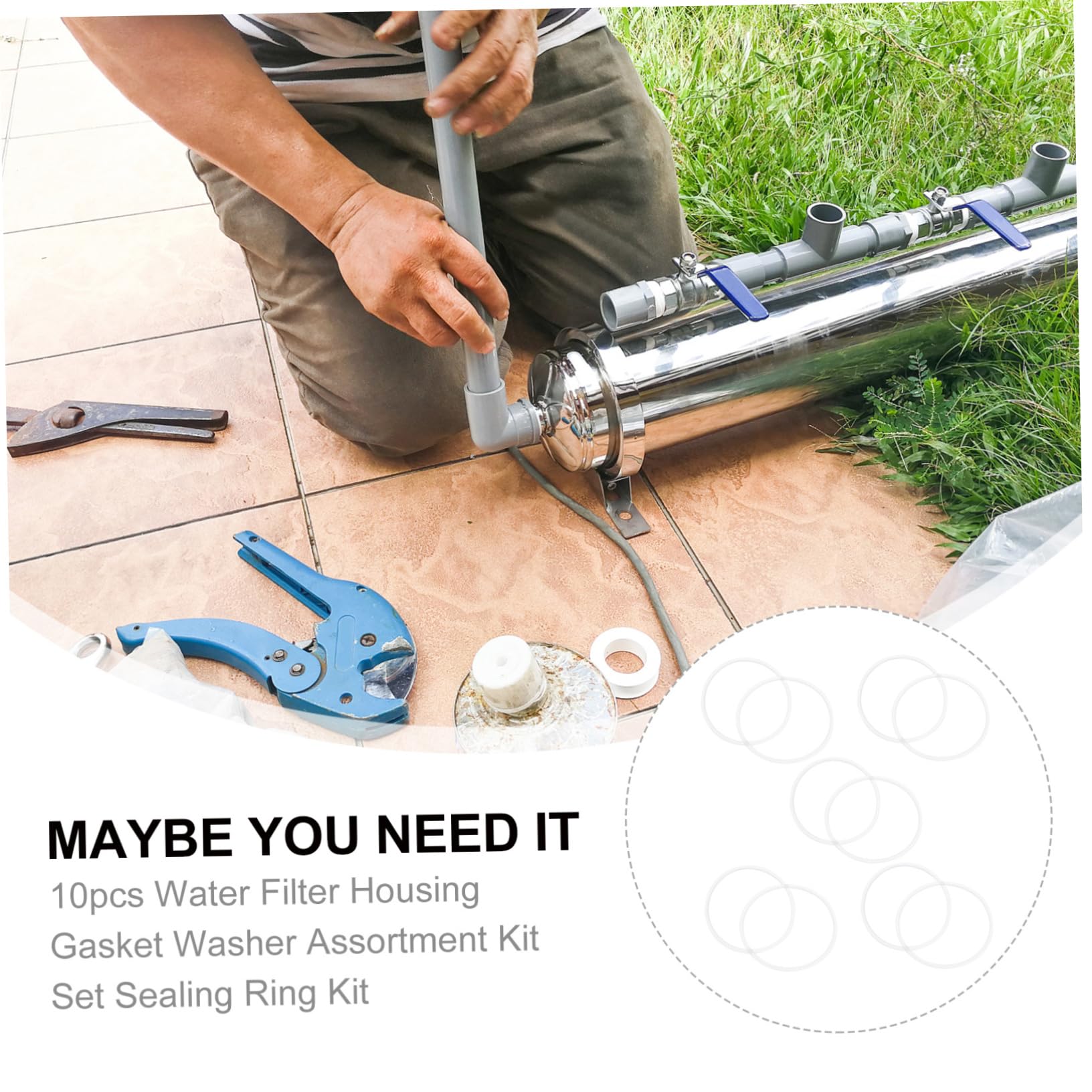 GALPADA 30 Pcs Sealing Gasket Ring Easy Install Extensibility Professional Design Practical for Appliances