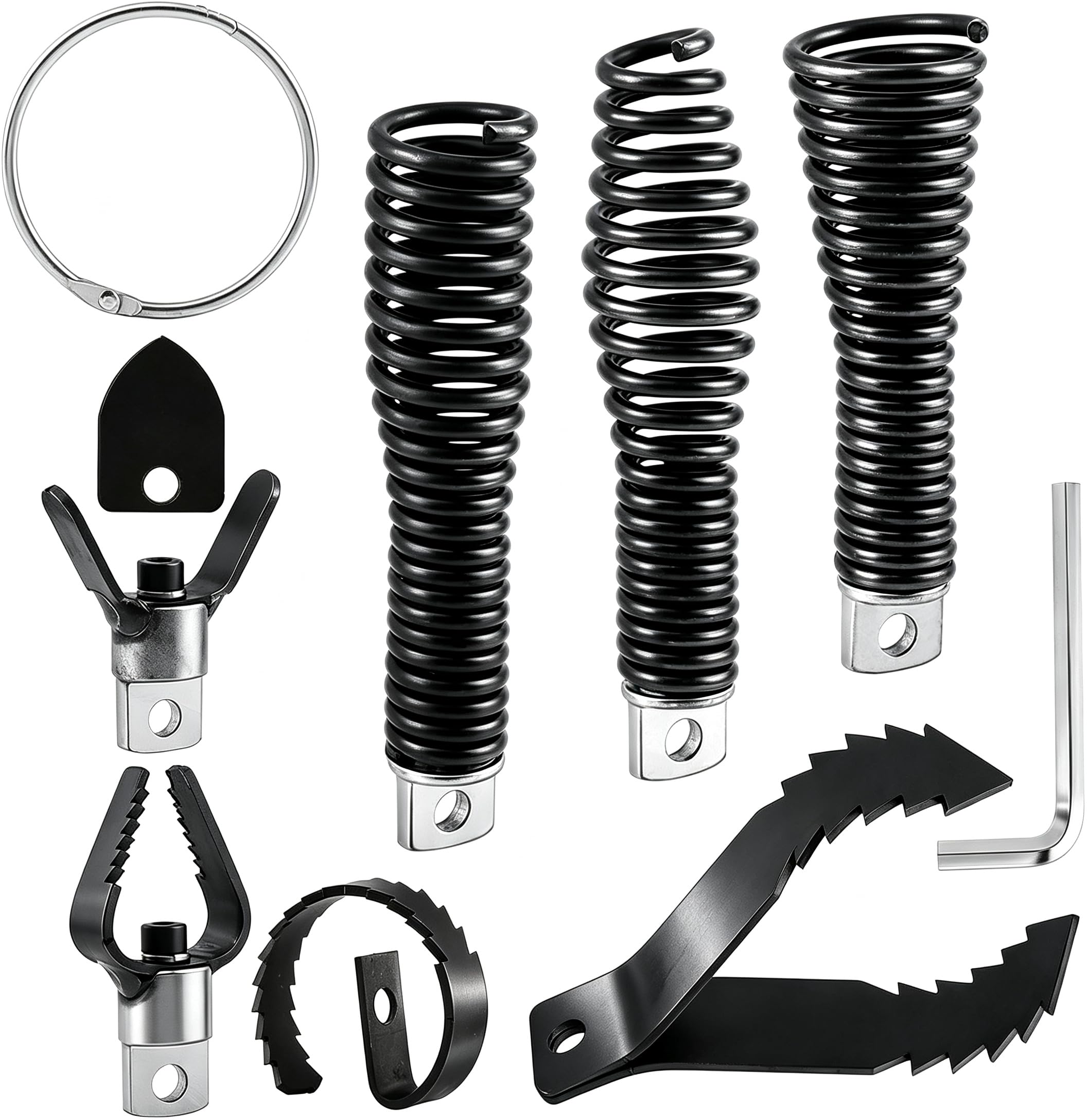 Photo 1 of Olnverath 8-Piece Drain Snake Drill Attachment Kit
