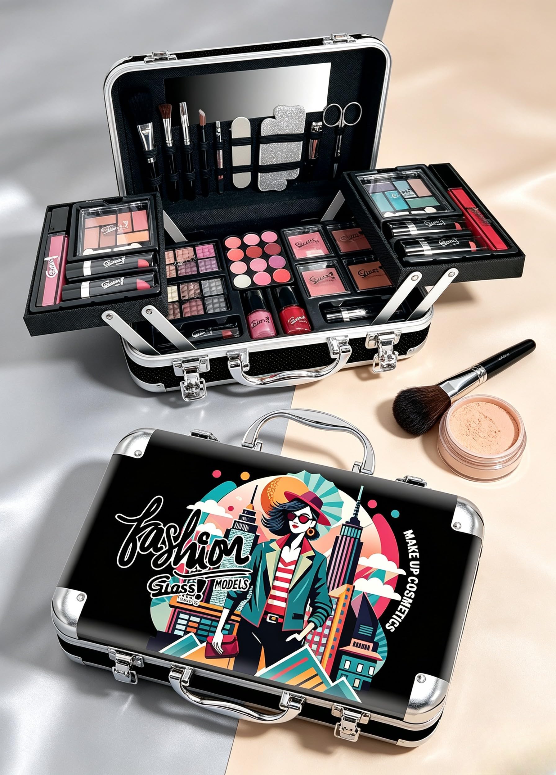 GLOSS ! Kosmetyczka – zestaw kosmetyków dla kobiet – prezent na Boże Narodzenie, prezent urodzinowy, prezent dla nauczyciela, na walentynki, Dzień Matki – FASHION