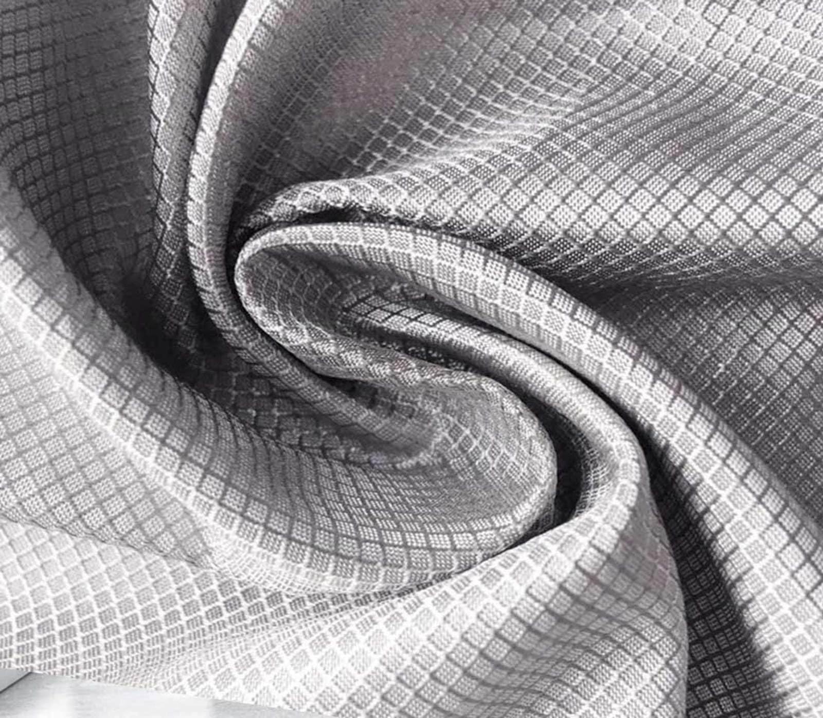 EMF Faraday Fabric EMF Fabric Protection Radiation Protection EMF Blockers Faraday Bags for Generators EMF Blanket Cloth,silver-8x1.1m
