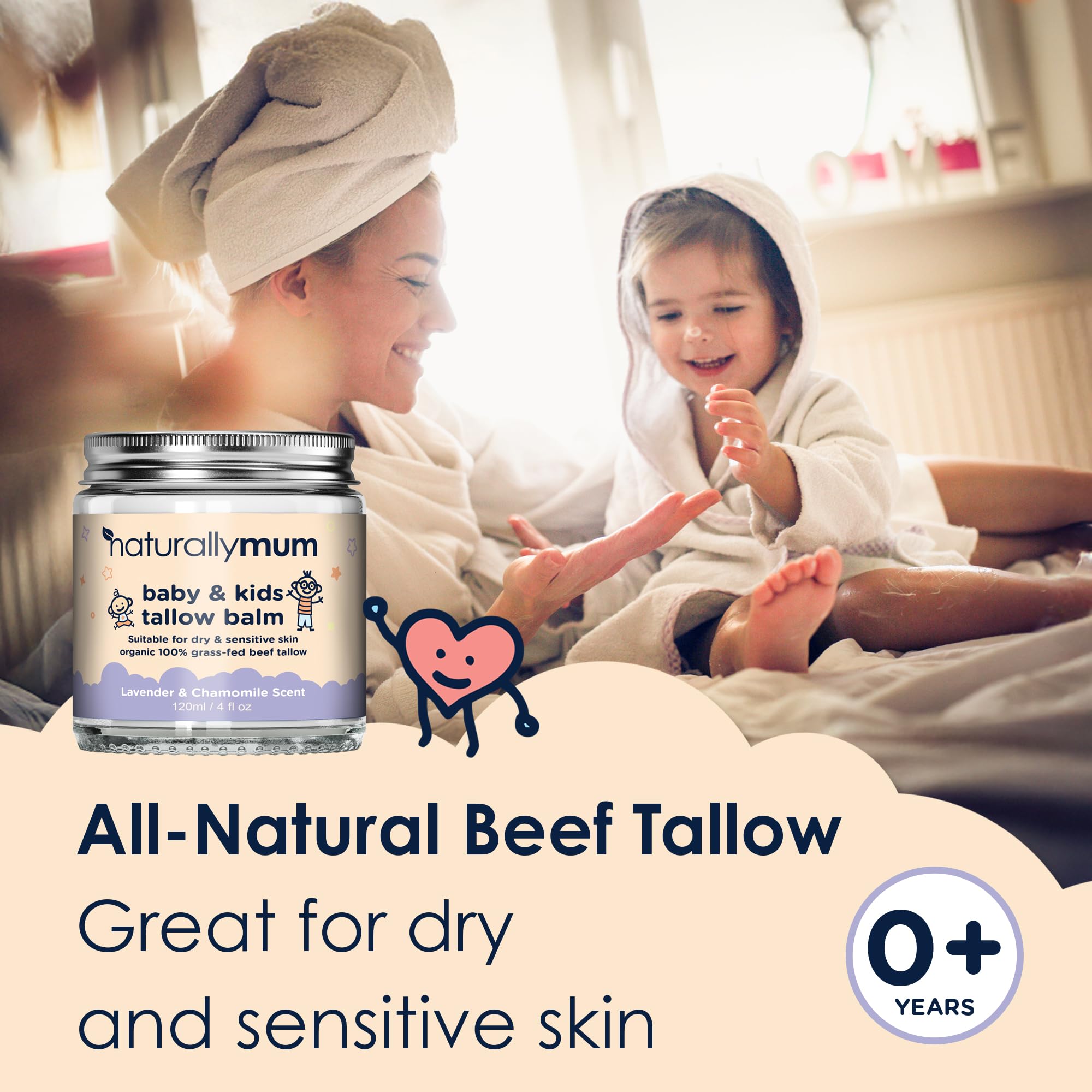 Baby & Kids Tallow Balm, 120 ml (Pack of 1) - Image 3