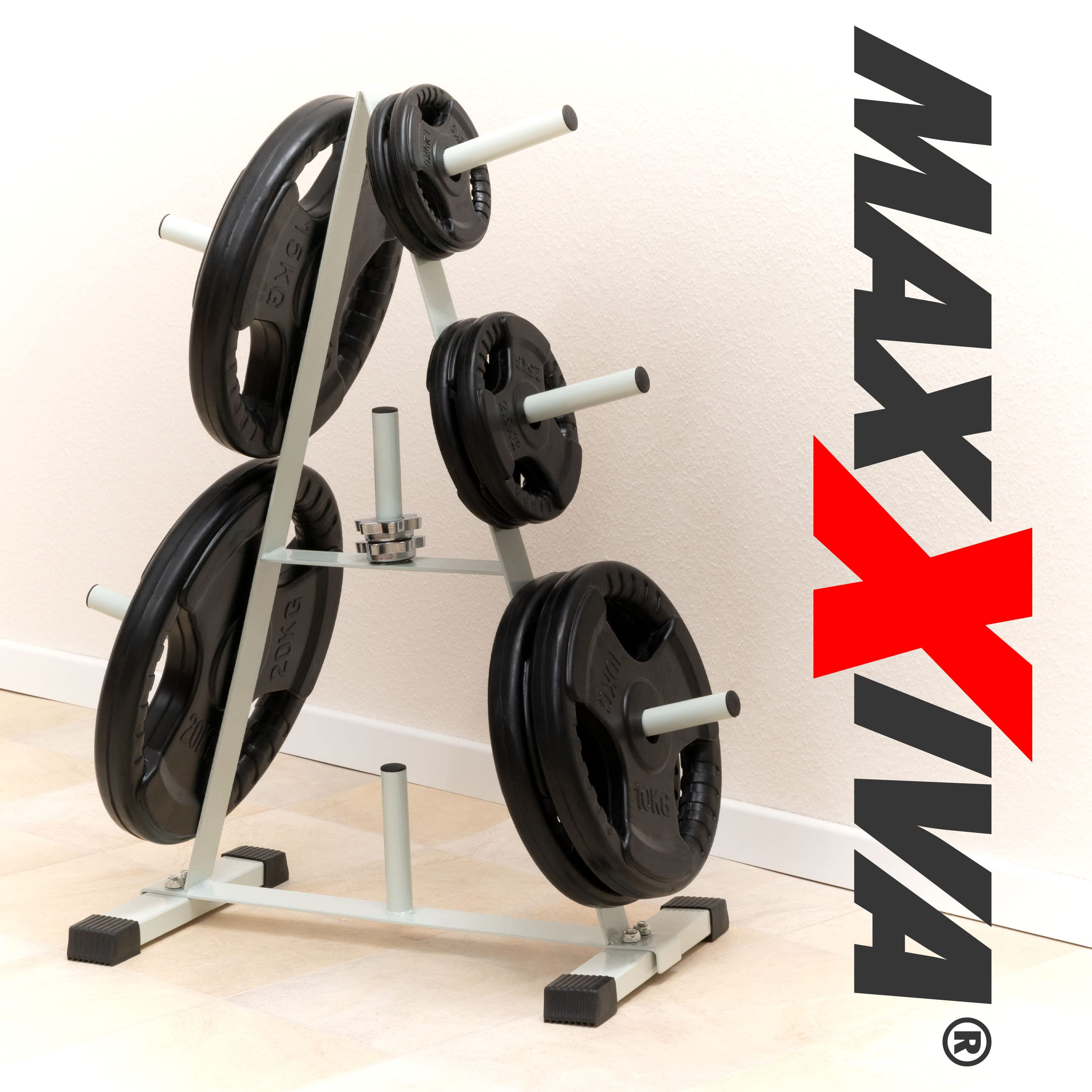 Hantelscheiben 2er Set Gewichtsplatte je 15 kg Gusseisen Gripper Gummi schwarz 30 kg Fitness Krafttraining Bodybuilding Workout Gewichtheben Reha