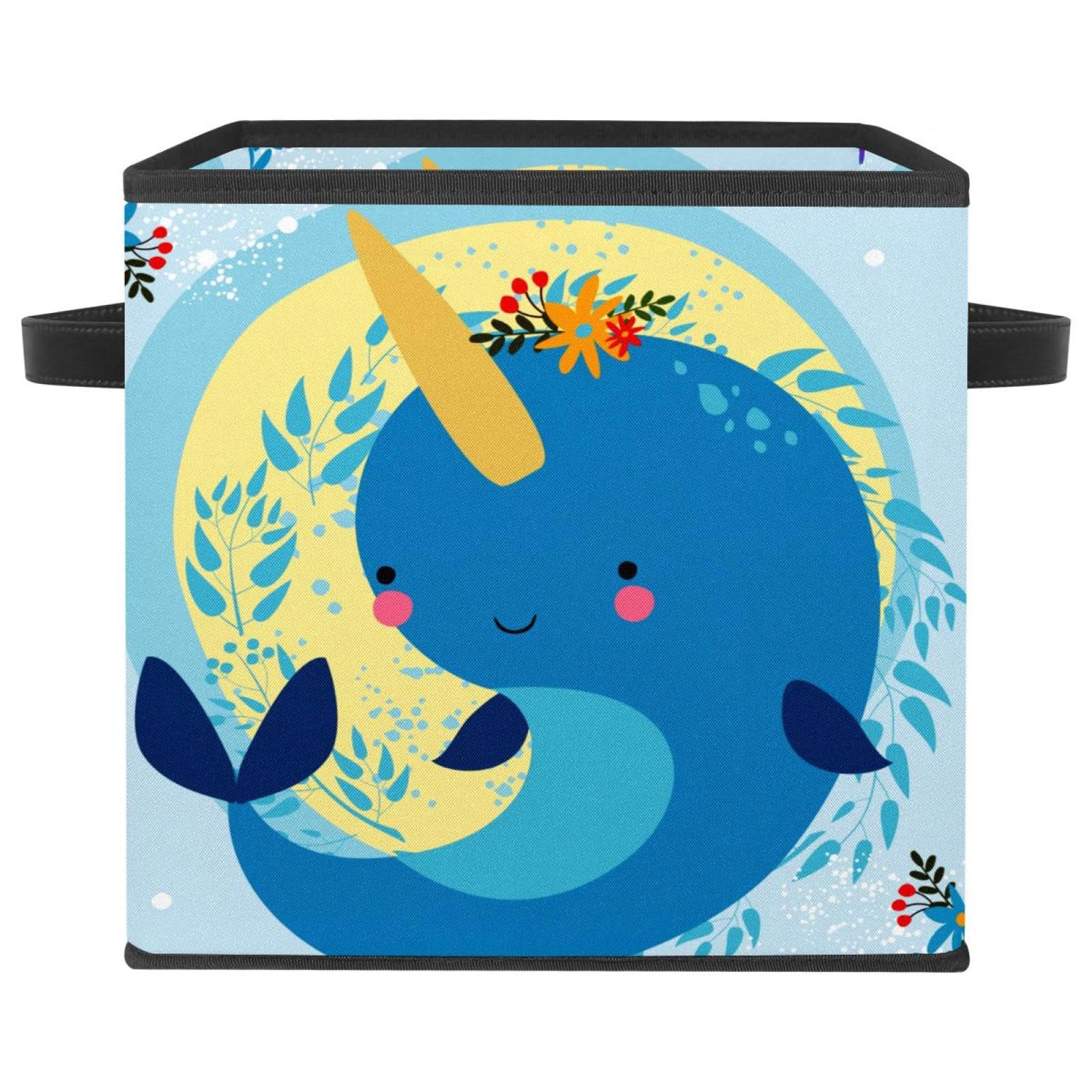 Cube de rangement en tissu Uniwhale robuste avec poignées renforcées