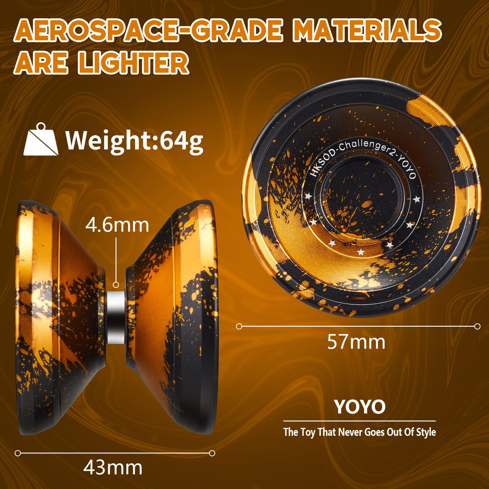 Amazon | HKSOD yoyo ハイパーヨーヨー プロフェッショナル メタル
