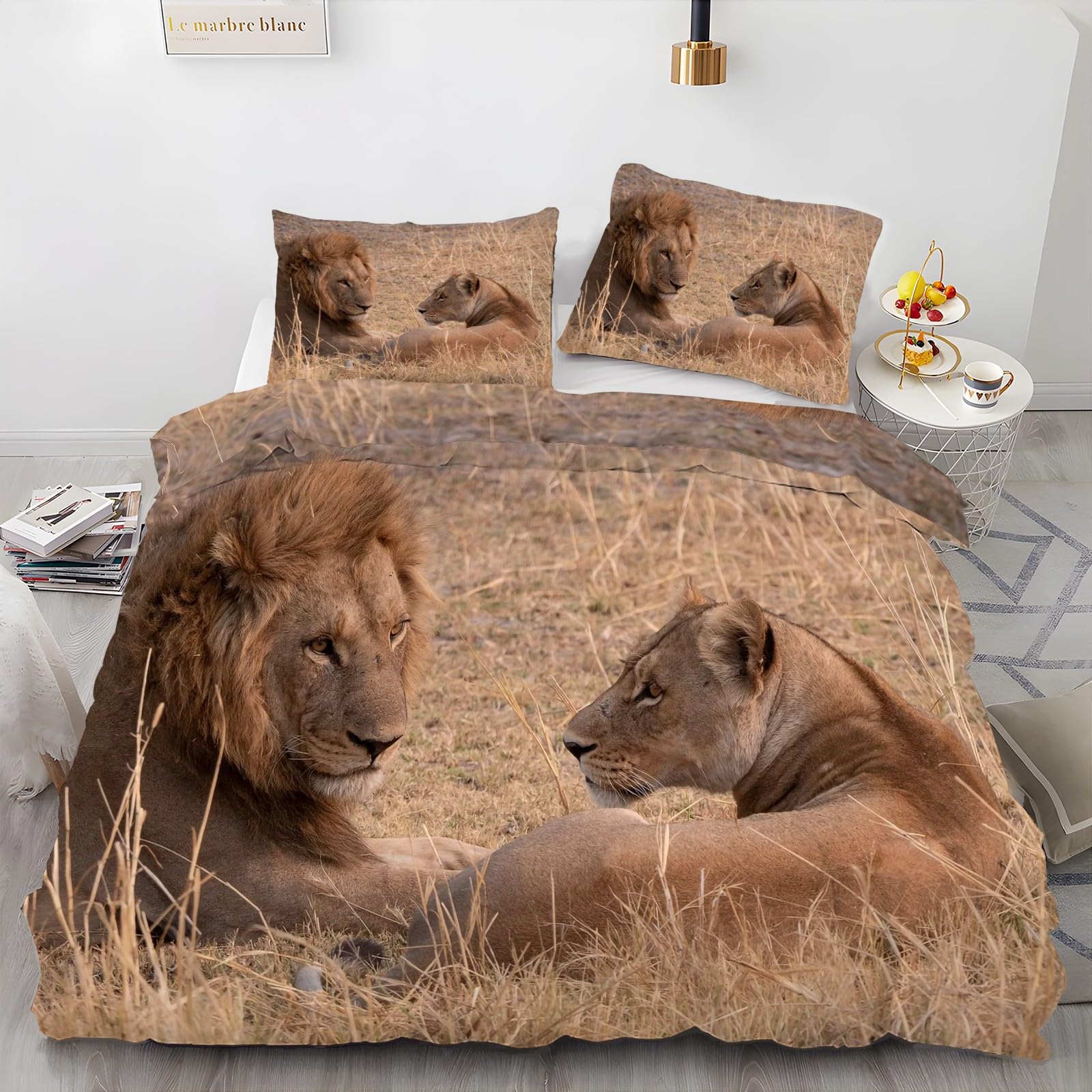 Housse de couette animaux sauvages pour une ambiance safari à la maison