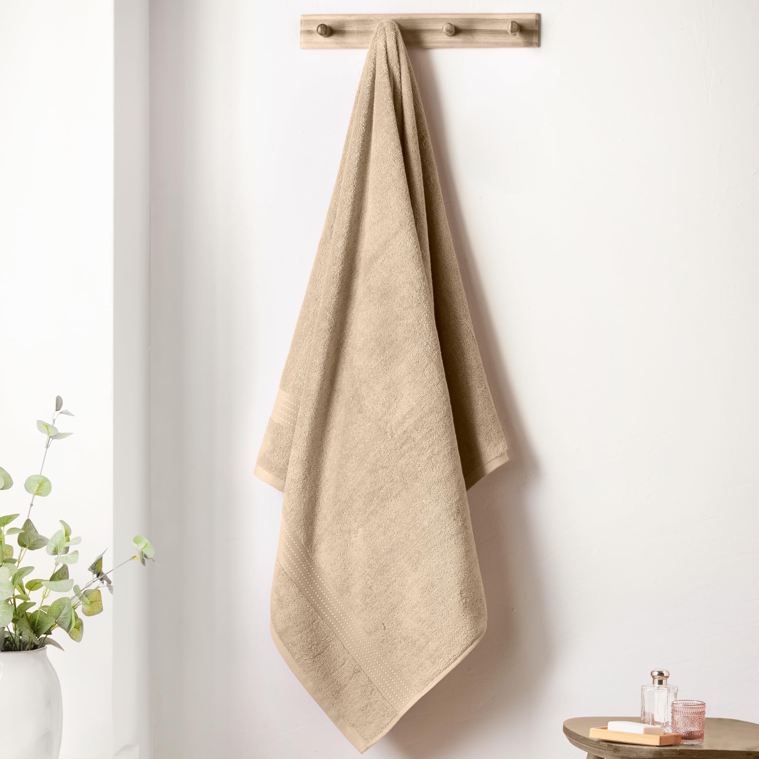Bianca Supima Cotton 100x150cm Bath Sheet Natural