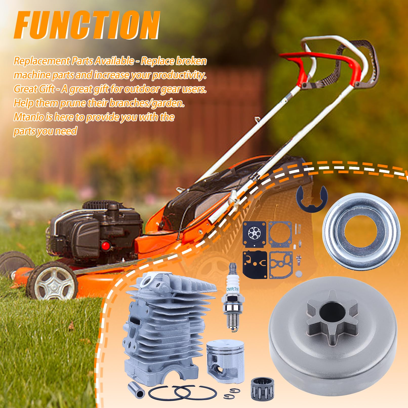 Borchia Barra Oversize PROLINE Per Motosega Stihl MS290 MS310 MS390 &ndash; Ricambio 1127 664 2410
