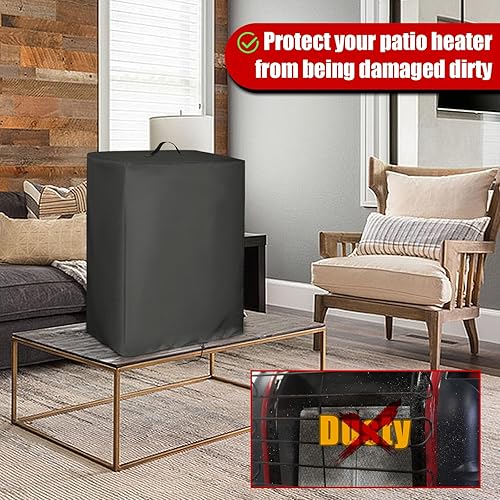 Miniatura 5 de Andacar Fundas de calentador para calentador Buddy, cubierta de calentador de propano para interiores, cubierta de almacenamiento impermeable para