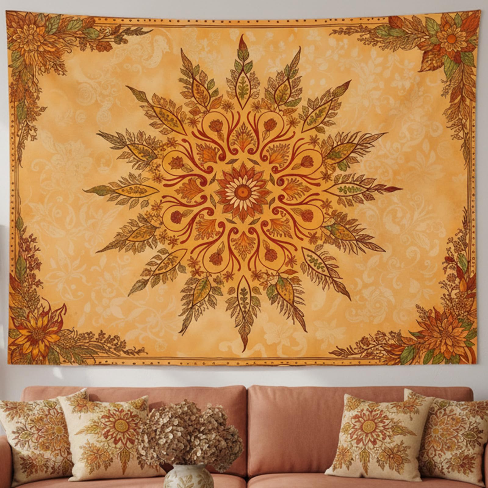 Accnicc Boho Mandala Orange