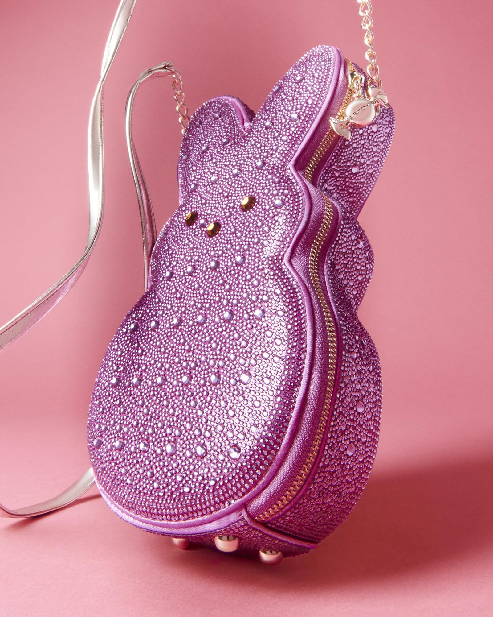 Betsey Johnson Peeps X Rhinestone Bunny Crossbody