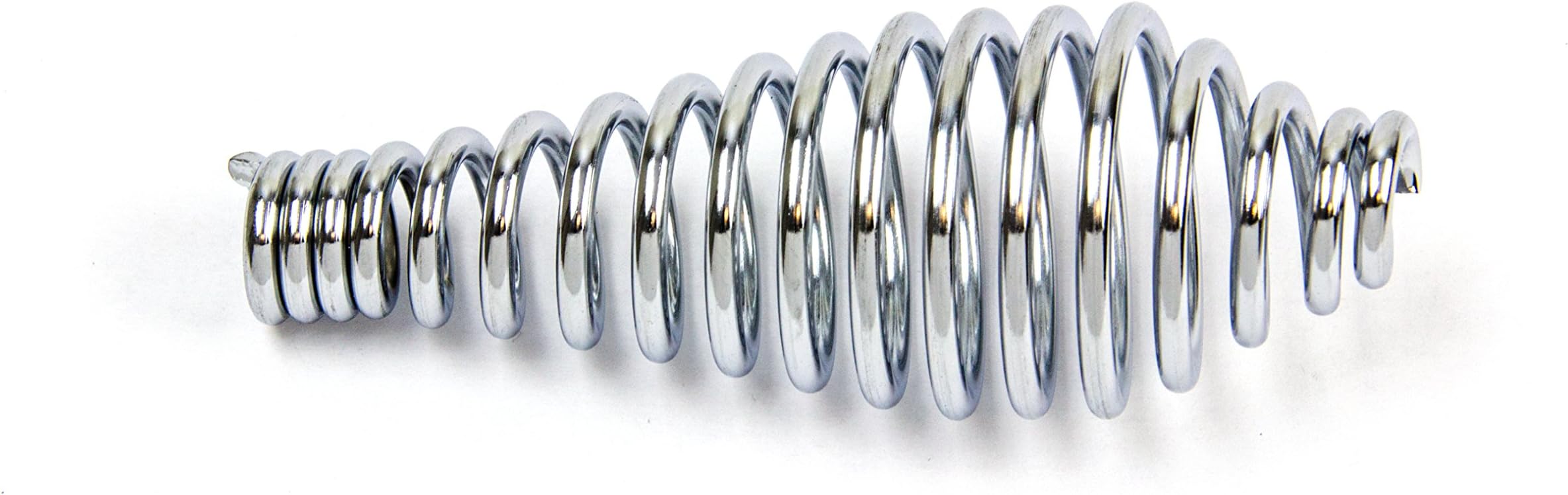 Spring Stove Handle, Chrome Finish, tapered at one end. Max Diameter: 1-1/2", Length: 4-1/4", Fits 3/8" rod. For use with BBQ Grills, Smokers, Furnaces, Coal/Wood/ Pellet Stoves, Boilers.