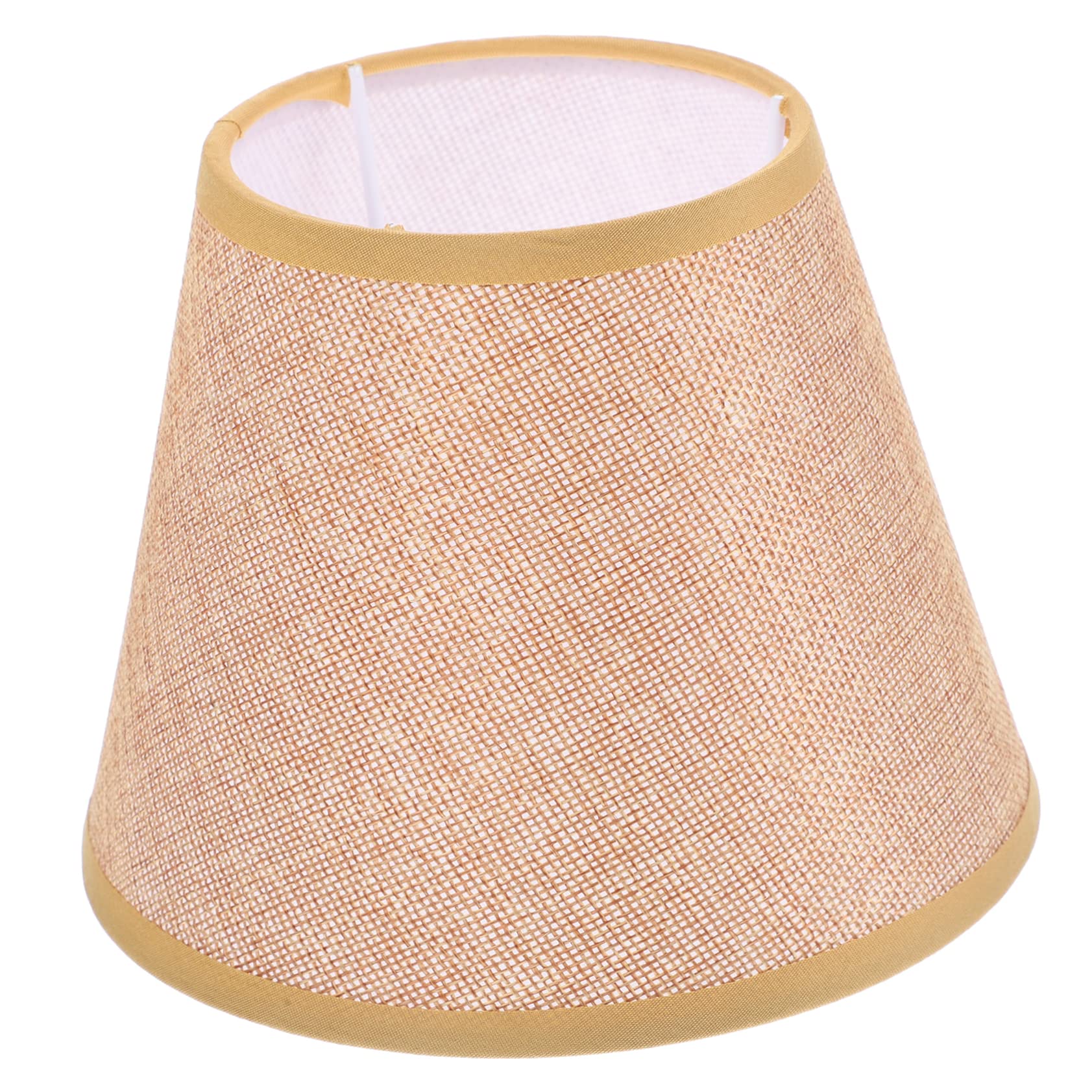 DOITOOL Elegant Drum Lamp Shade Fabric Lamp Shades for Boys and Girls Small Brown