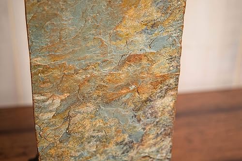 Miniatura 12 de Kenroy Home 31202 Bennington Lámpara de mesa de pizarra con acabado de pizarra natural, estilo rústico, 29 pulgadas de alto, 16 pulgadas de ancho,