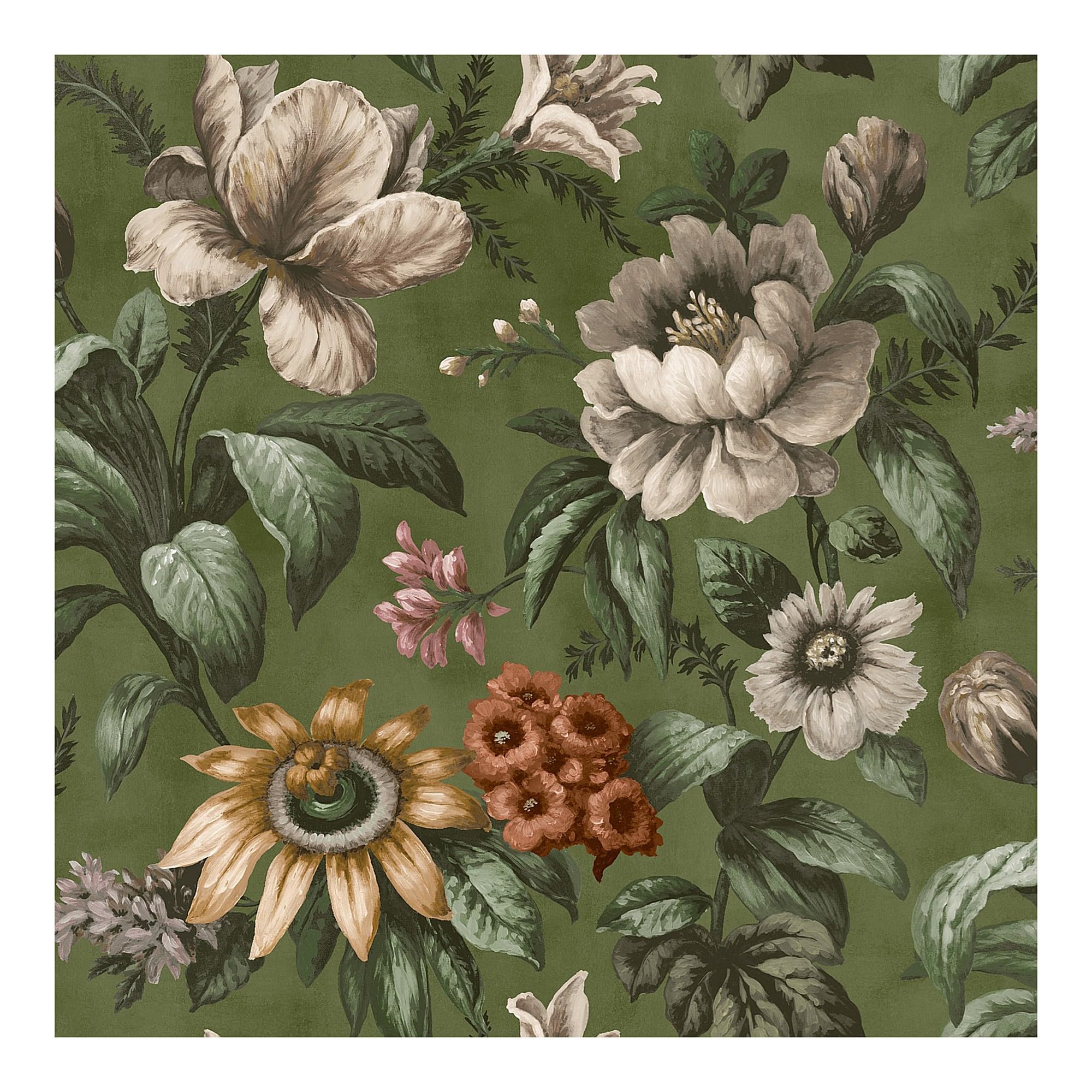 Superfresco Easy Gardenia Forest Wallpaper | Paste the Wall | Green Floral | Eco-Friendly