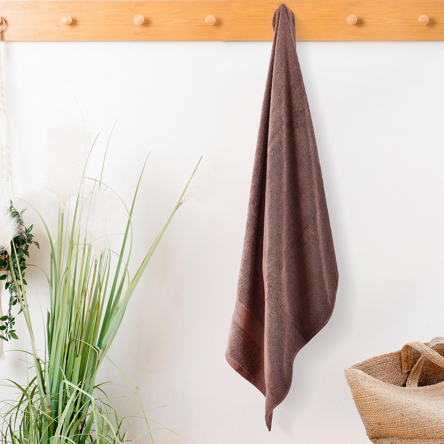 Layers 100% Cotton Bath Towels - Soft & Absorbent -6