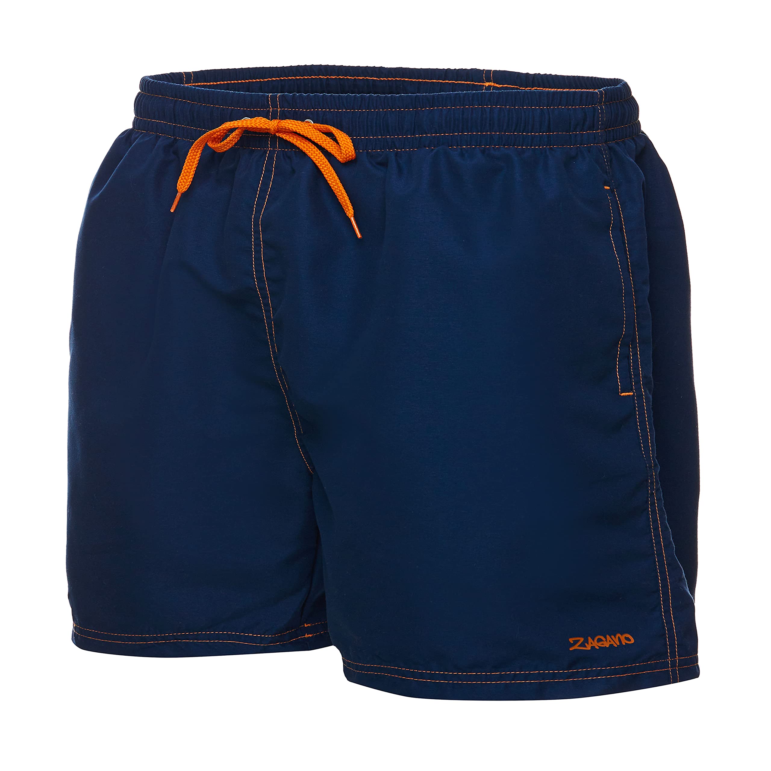 Zagano Zwembroek voor heren, boxershorts, strandshorts, zwembroek voor heren, zwemshorts voor heren, korte broek, trainingsbroek, made in EU, Lang-lichtgroen, 3XL