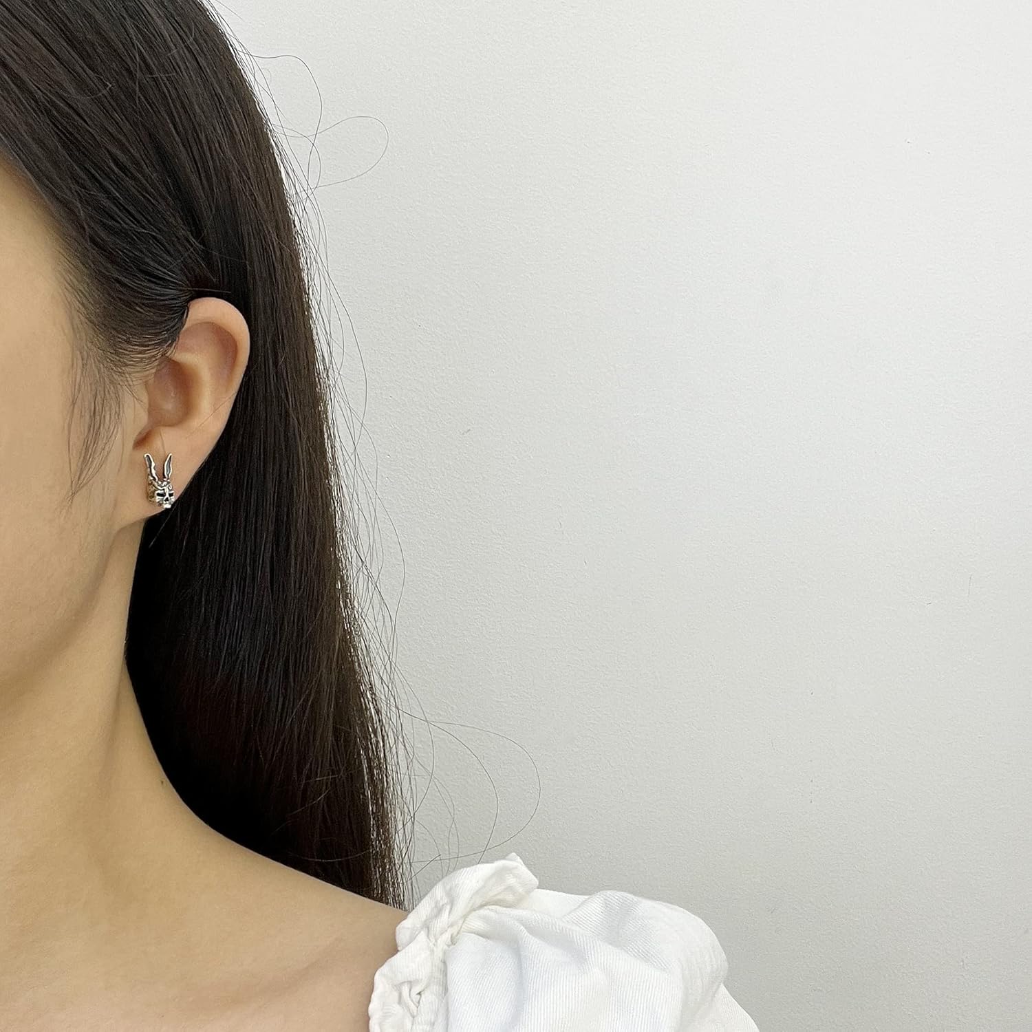 Novelty Cool 925 Sterling Silver Artistic Animal Earrings Studs for Women Man - Image 5