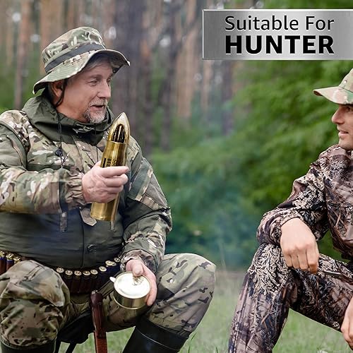 Vista 7 de Macorner Regalos de caza para hombres, vaso de acero inoxidable de 17 onzas, regalo de cumpleaños, regalos de Navidad para abuelo, papá, papá