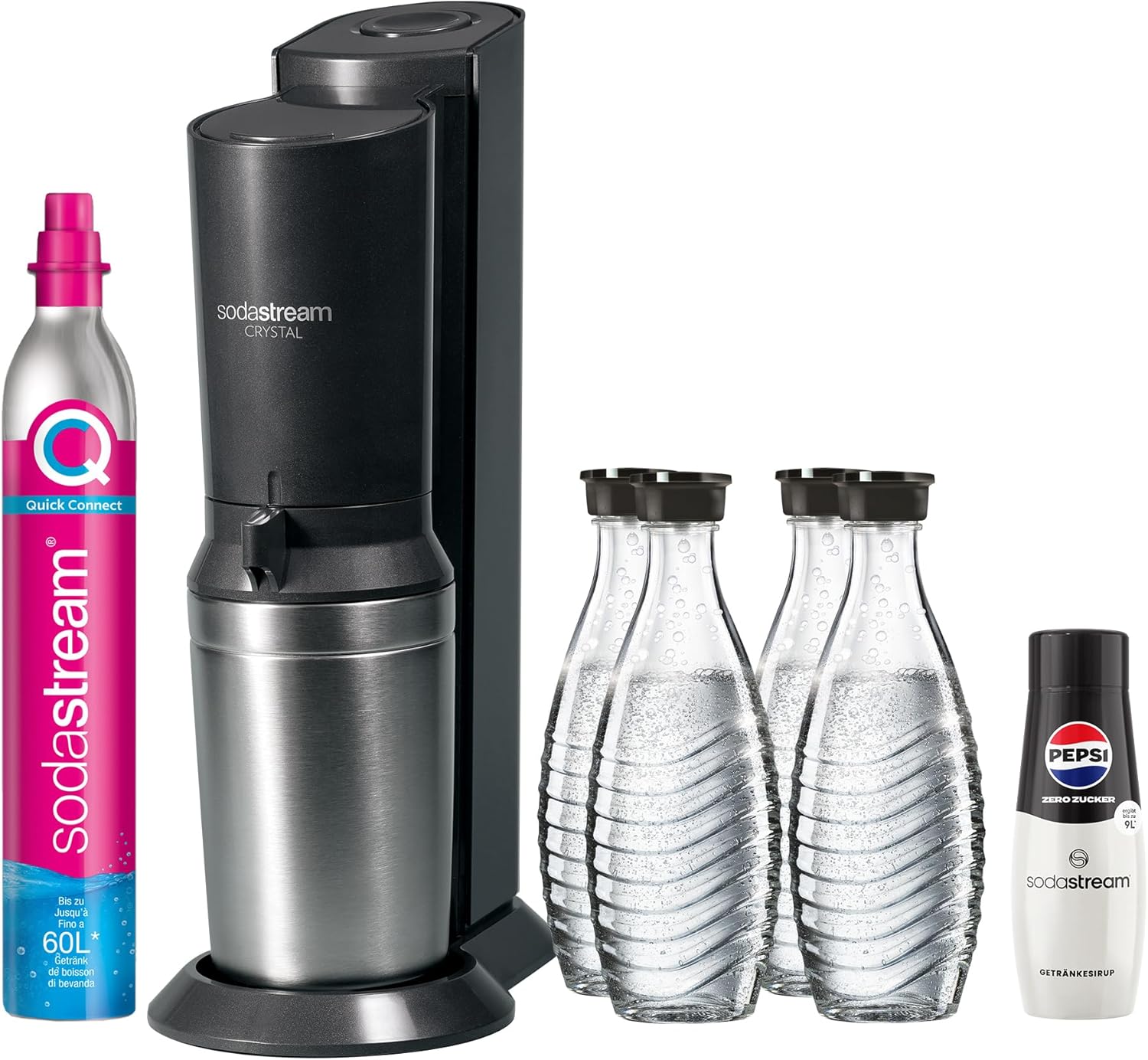Adapter Für Sodastream Kristallglasflaschen - Quick Connect Für 0,7L Glasflaschen