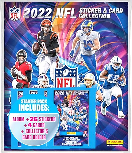 Panini Paquete de inicio de la colección de calcomanías NFL 202223