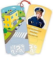 Vista 7 de Miniland Juego de mesa de bloques de trabajo para niños pequeños de 2 años – preescolares de 4 años, enseña carreras, diversidad, desarrollo