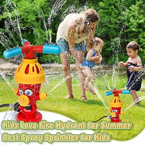 Miniatura 3 de Aspersor hidrante para niños al aire libre, juguete exterior para niños pequeños de 1 a 3 años, juguetes de agua VIINKEN para niños pequeños