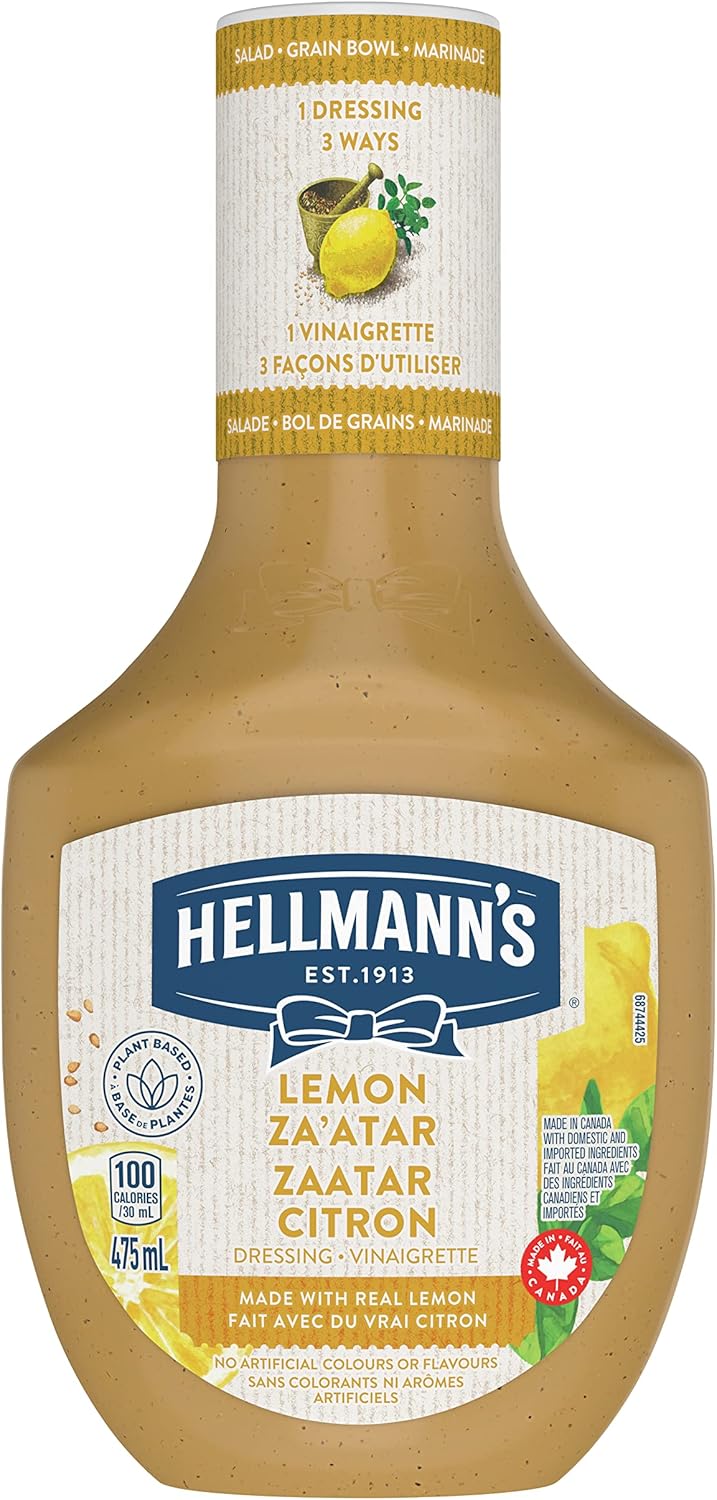 Hellmann's Vinaigrette salad dressing for salads, grain bowls, and