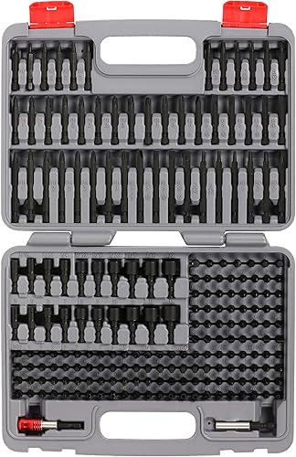 ARES 70013 - Juego de 8 brocas de impacto de acero S2, incluye puntas Phillips de 1,2,3,4 y puntas ranuradas de 14 pulgadas, 516 pulgadas, 38
