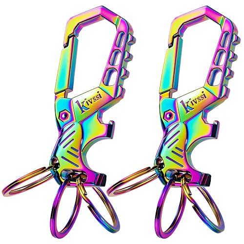 Heavy duty metal keychains, Carabiner clip Car key chains,Fashion family