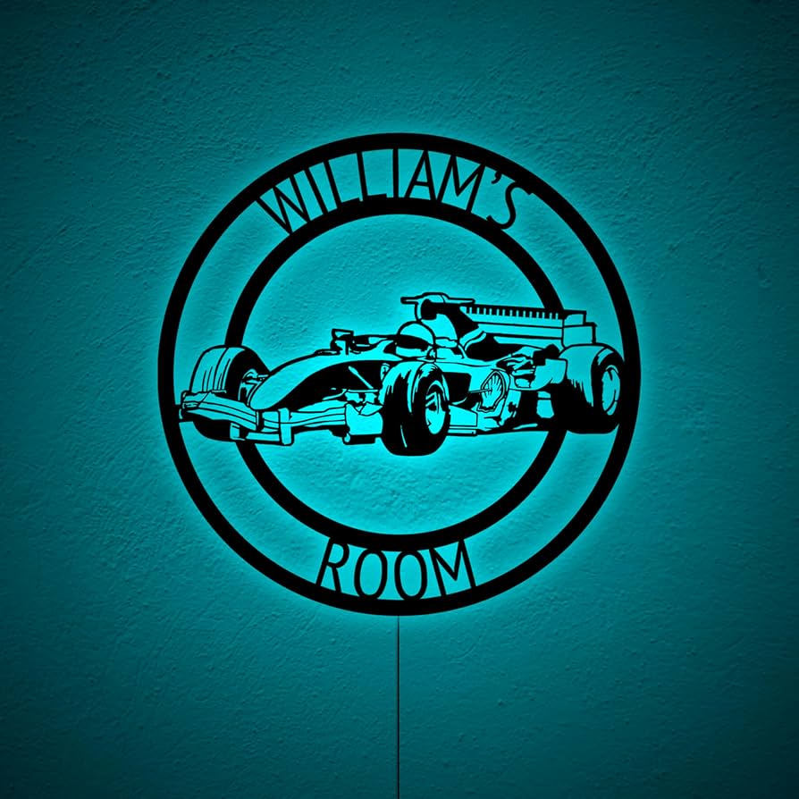 【値下げ】F1 レーシングカー　壁掛け　インテリア Amazon.co.jp: アートパネルF1レーシングカー 絵画 壁飾り