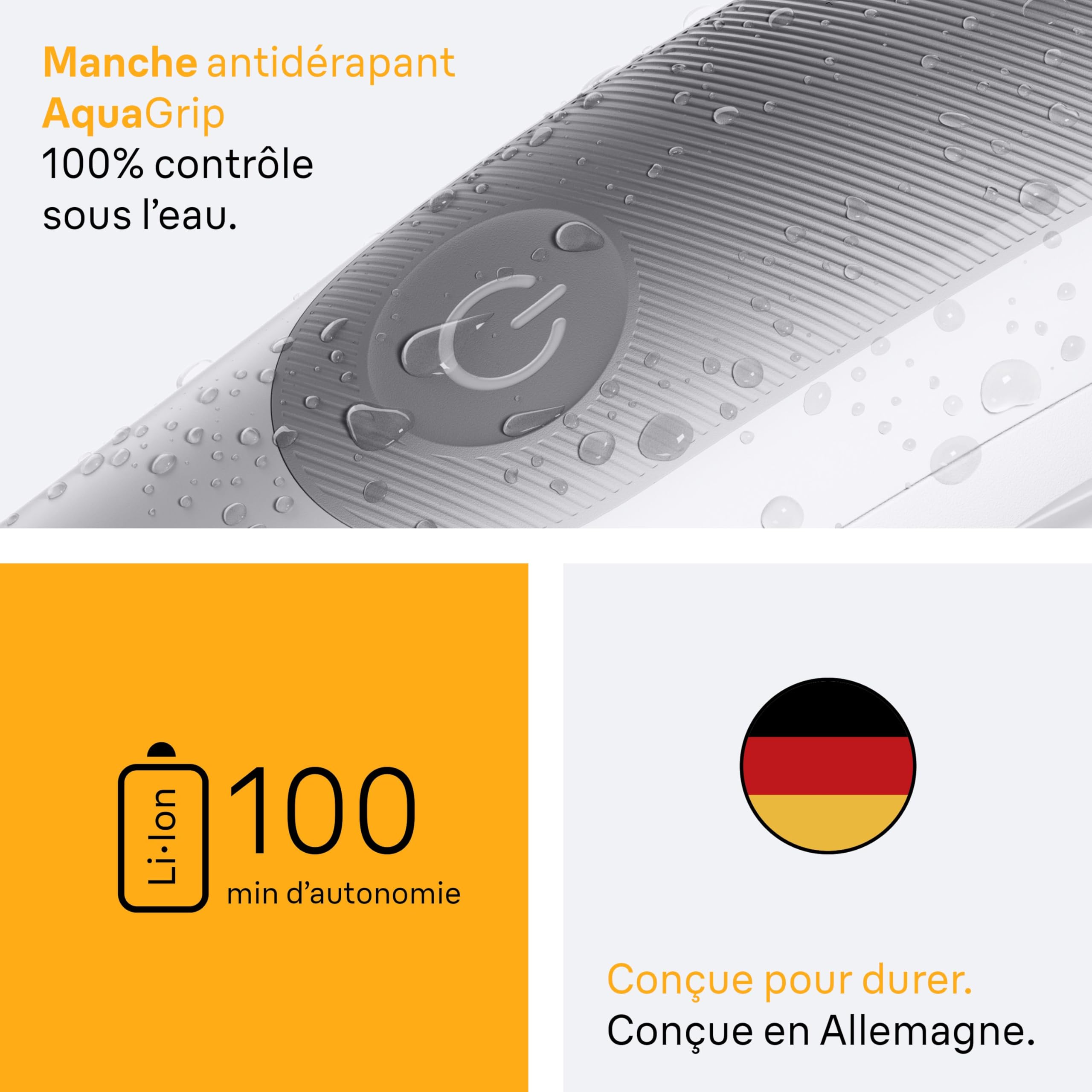 Braun Tondeuse Electrique Homme, pour le Corps, Series 5, BG5555, Grise | Etanche, Batterie Rechargeable, Lame SkinGuard, sans Fil, Coffret avec +7 Outils de Rasage, Emballage en Carton