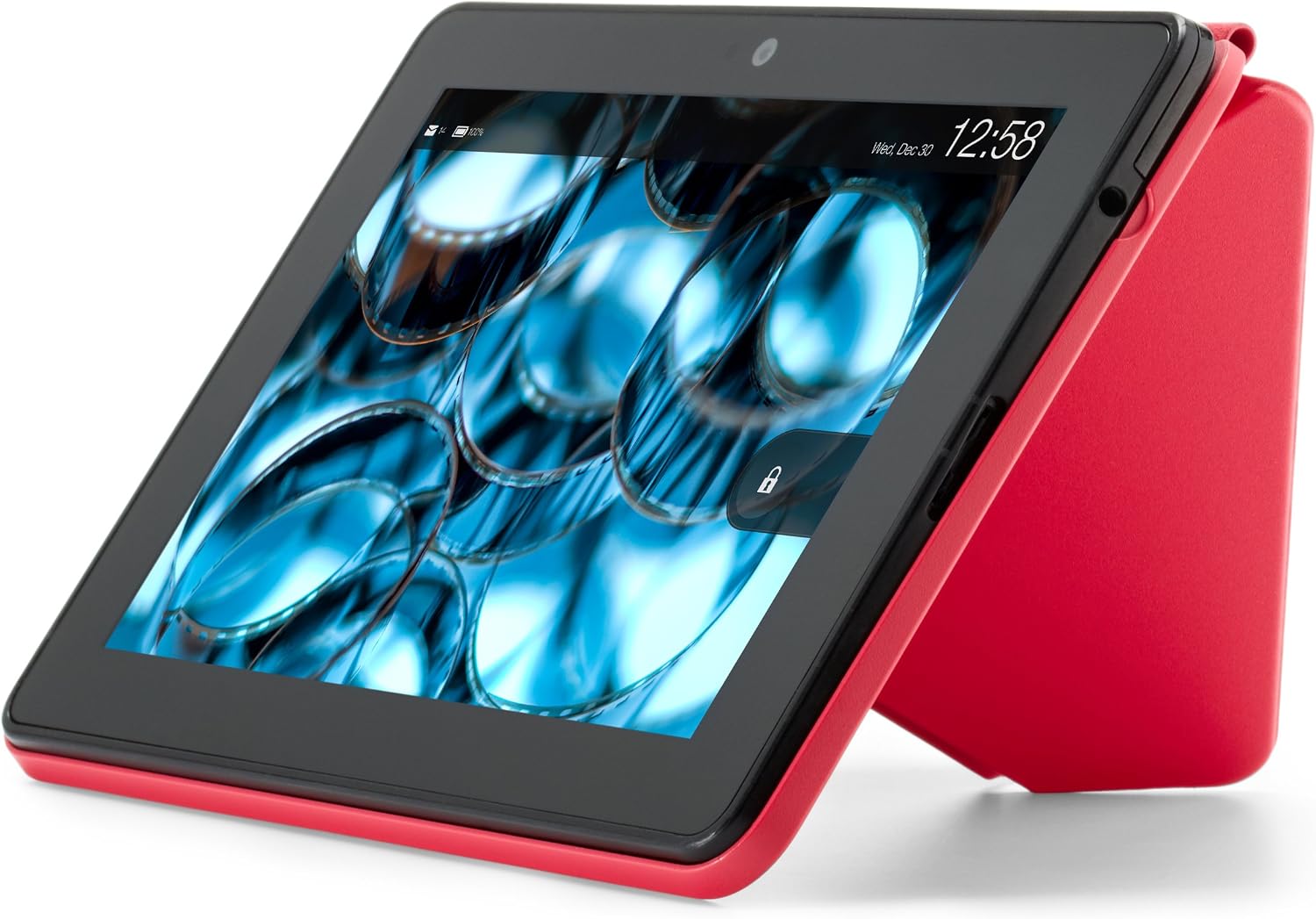 Amazon Kindle Fire HDX Standing Polyurethane Origami Case (will only fit Kindle Fire HDX 7"), Pink