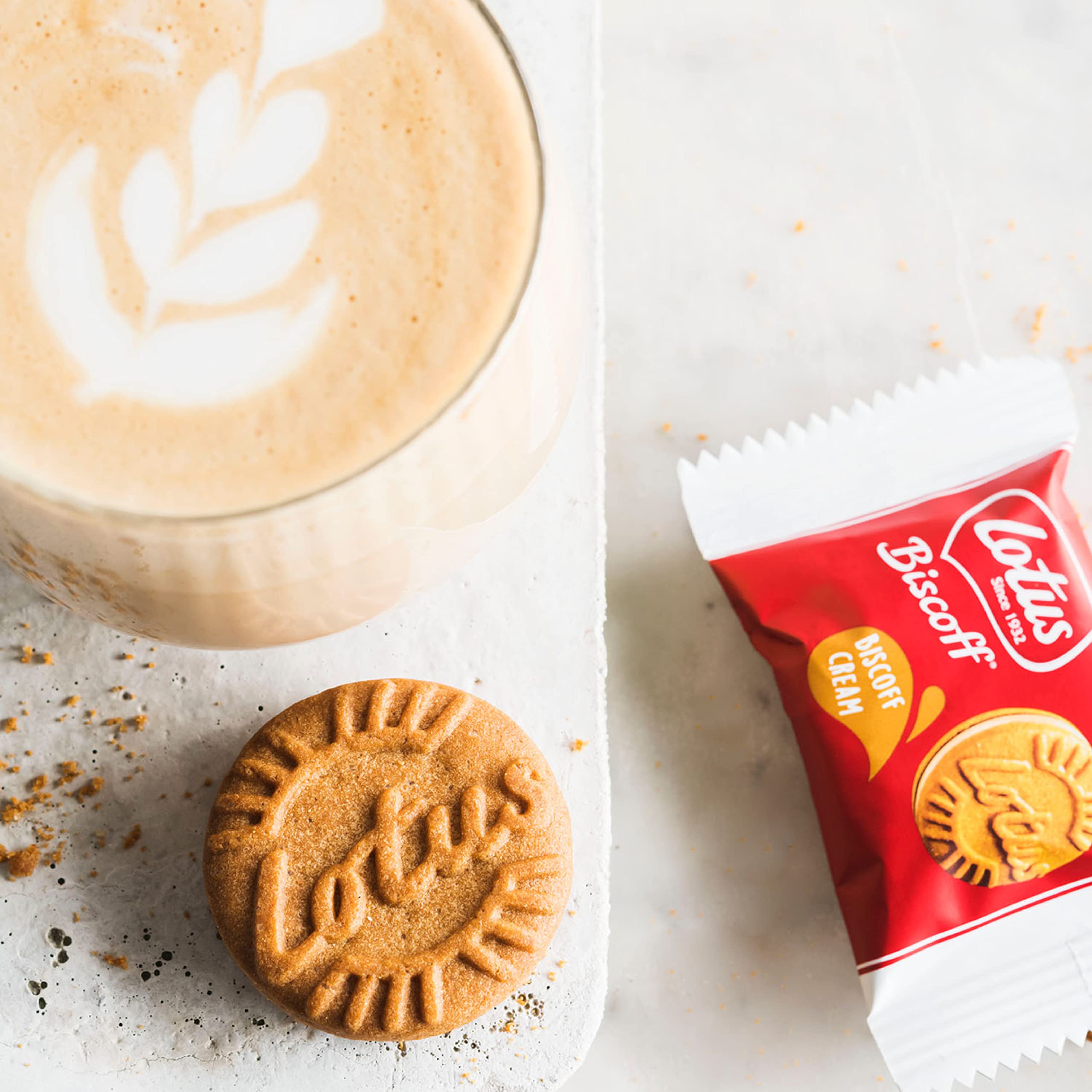 Biscotti Lotus Biscoff ripieni di crema al gusto speculoos - Confezione da 120 biscotti - Ricetta tradizionale senza coloranti - Vegani