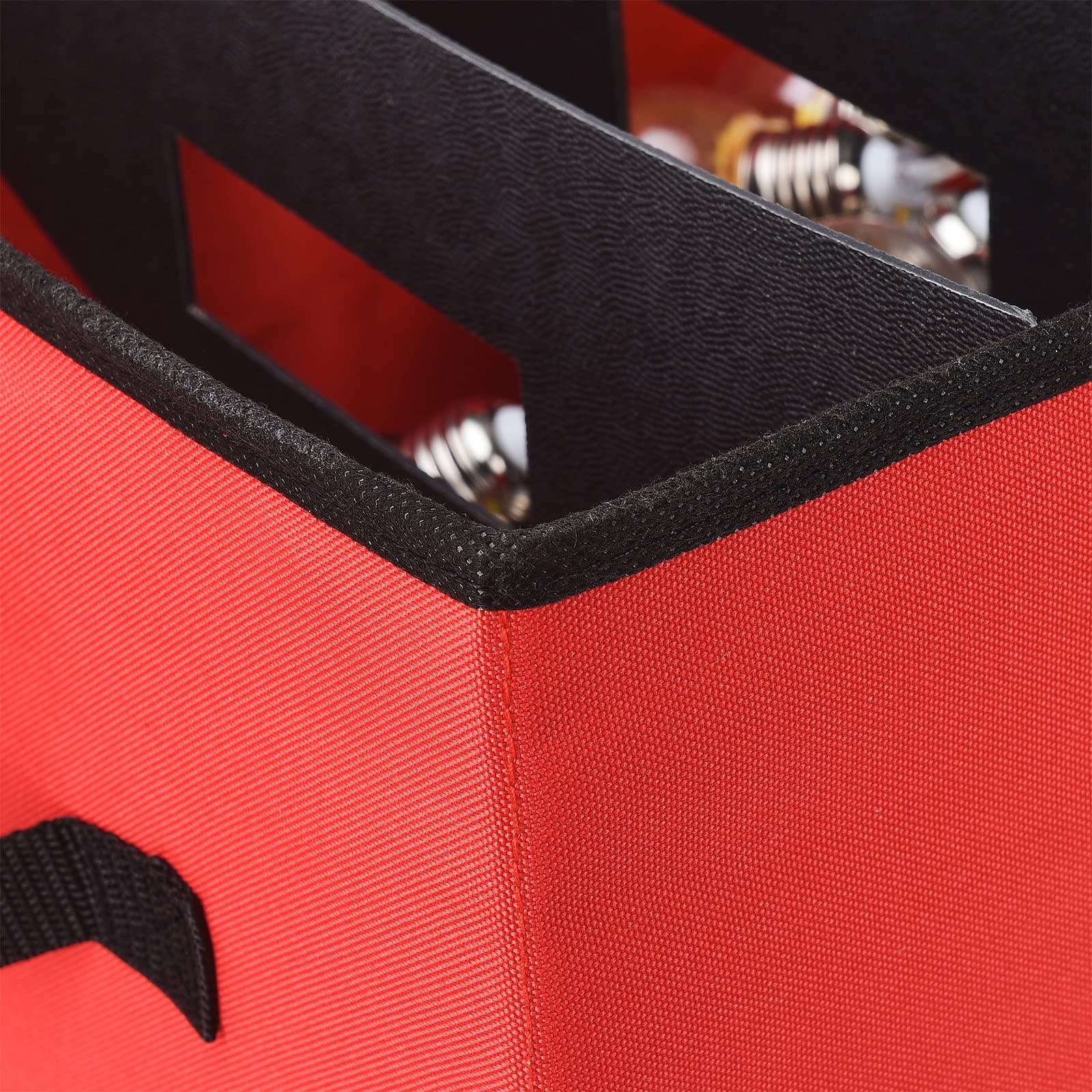 NOBRIM Aufbewahrungsbox für Weihnachtsbeleuchtung, Aufbewahrungstasche für Weihnachtskränze, Weihnachtsbeleuchtung, Aufbewahrungsbox mit Deckel aus strapazierfähigem 600d Oxford