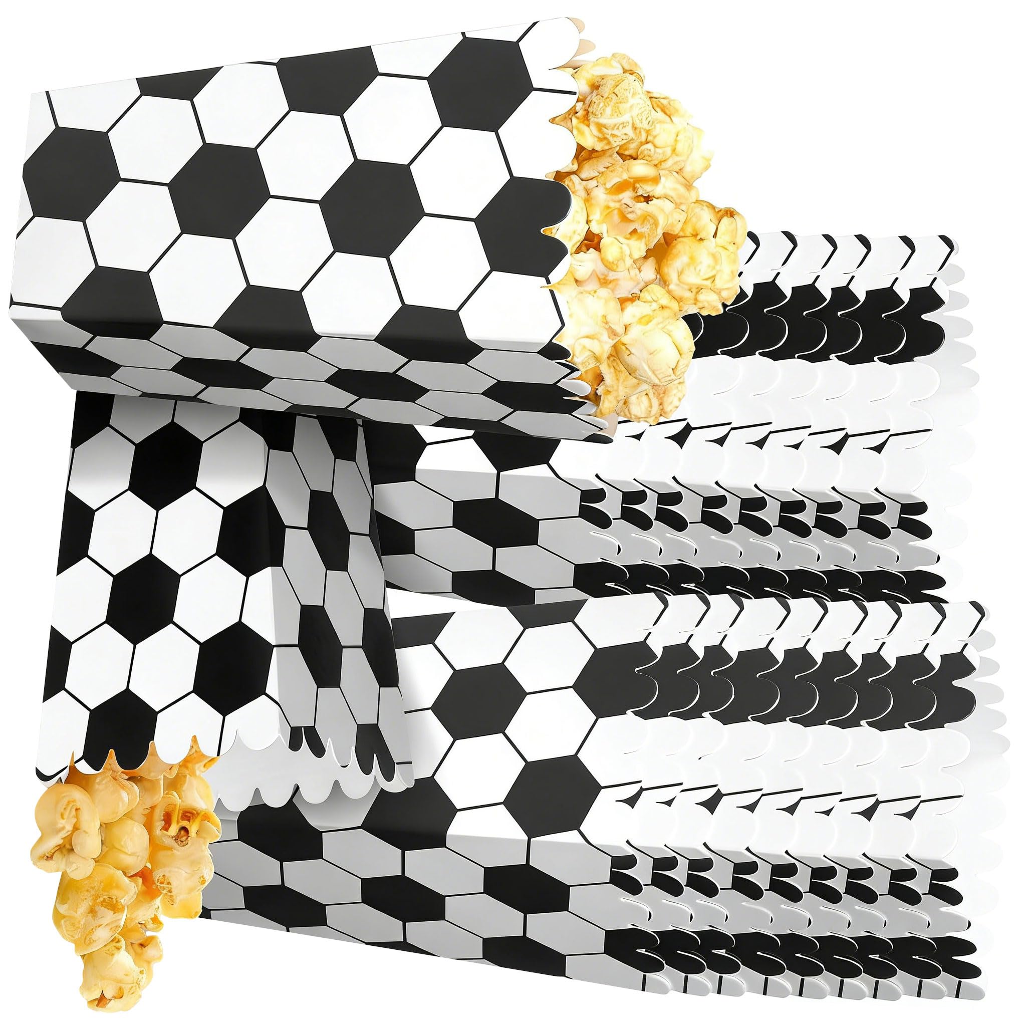 Ljmyy 50Pcs Popcorns Boxes,4.52×2.75inches Popcorns Containers Buckets for Rice Machine,Movie Night,Cinemas,Carnivals