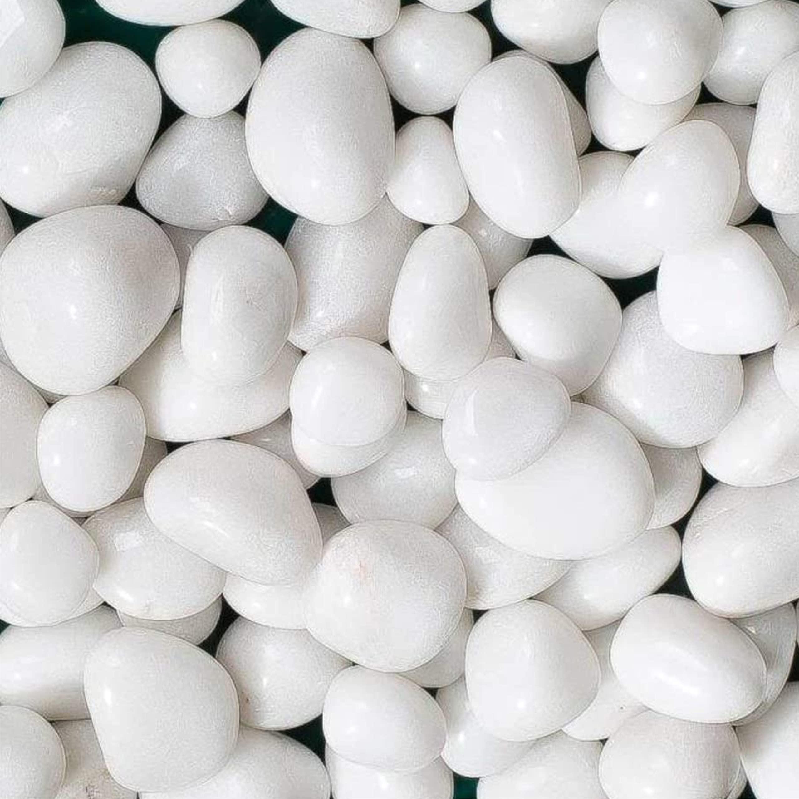Chibro White Pebbles for Decoration - Pebbles for Plants Pots - Pebbles for Garden, Table and Home Decor, Vase Fillers (4.9 Kgs, White Stone) (B0BVWDF7PQ) Amazon Price History, Amazon Price Tracker