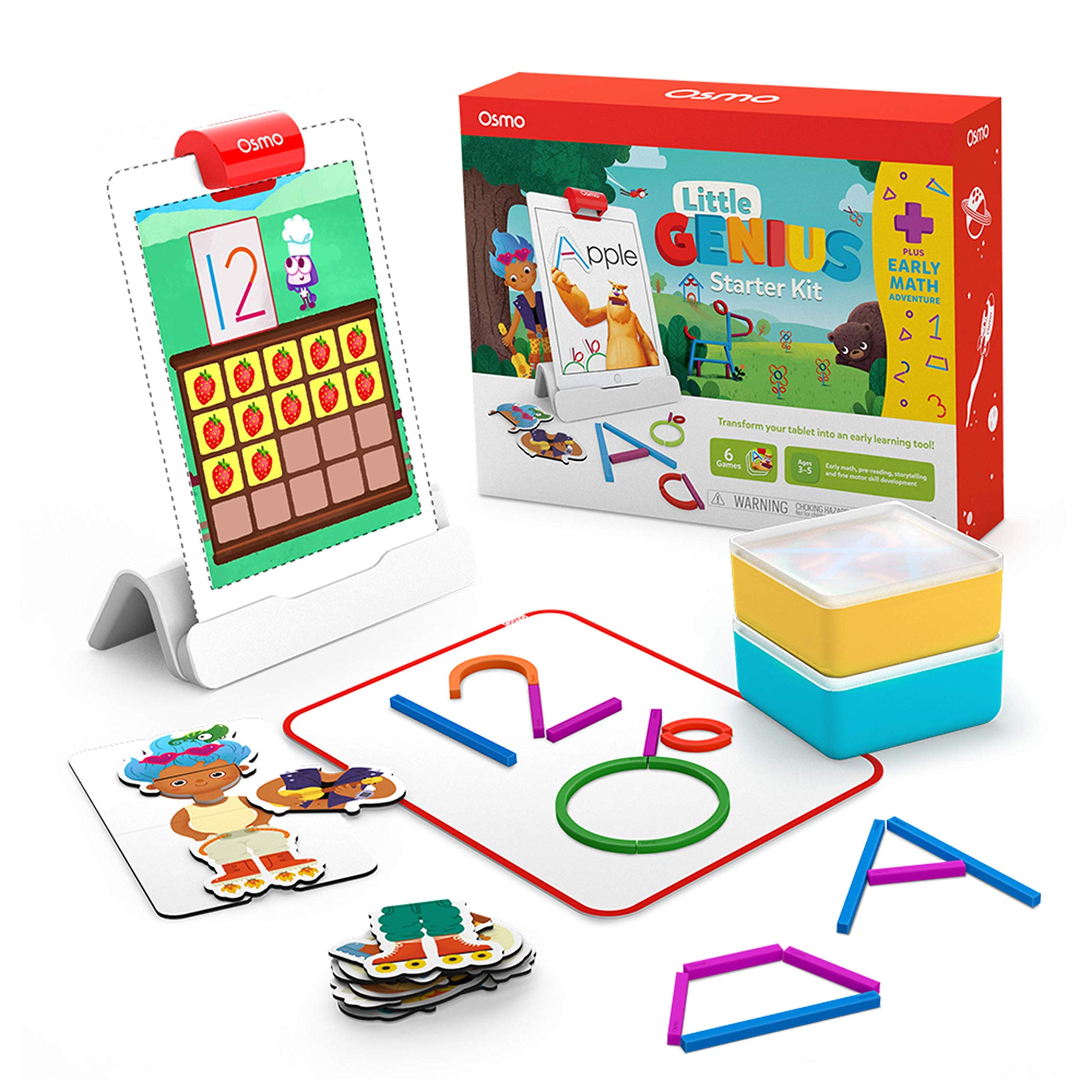 Amazon.com: Osmo - Little Genius Starter Kit for iPad (Preschool 