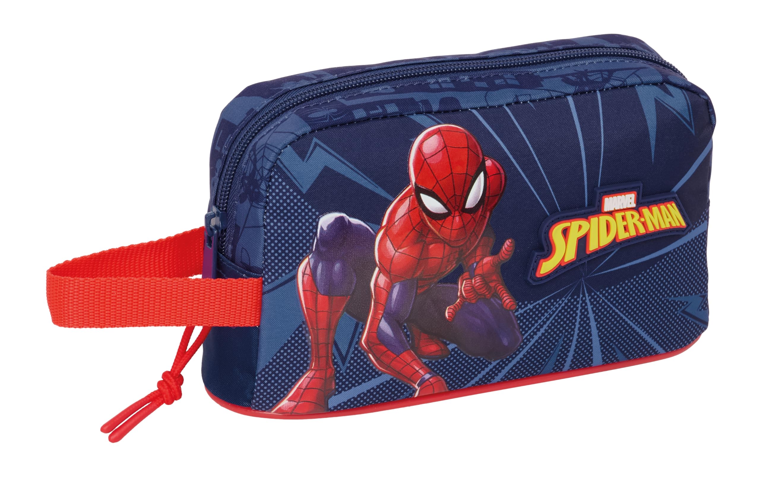Spiderman - Thermal Breakfast Holder, Thermo, Pencil Case, Quality and Maximum Resistance, Meal Holder, Recreation, 21.5 x 6.5 x 12 cm