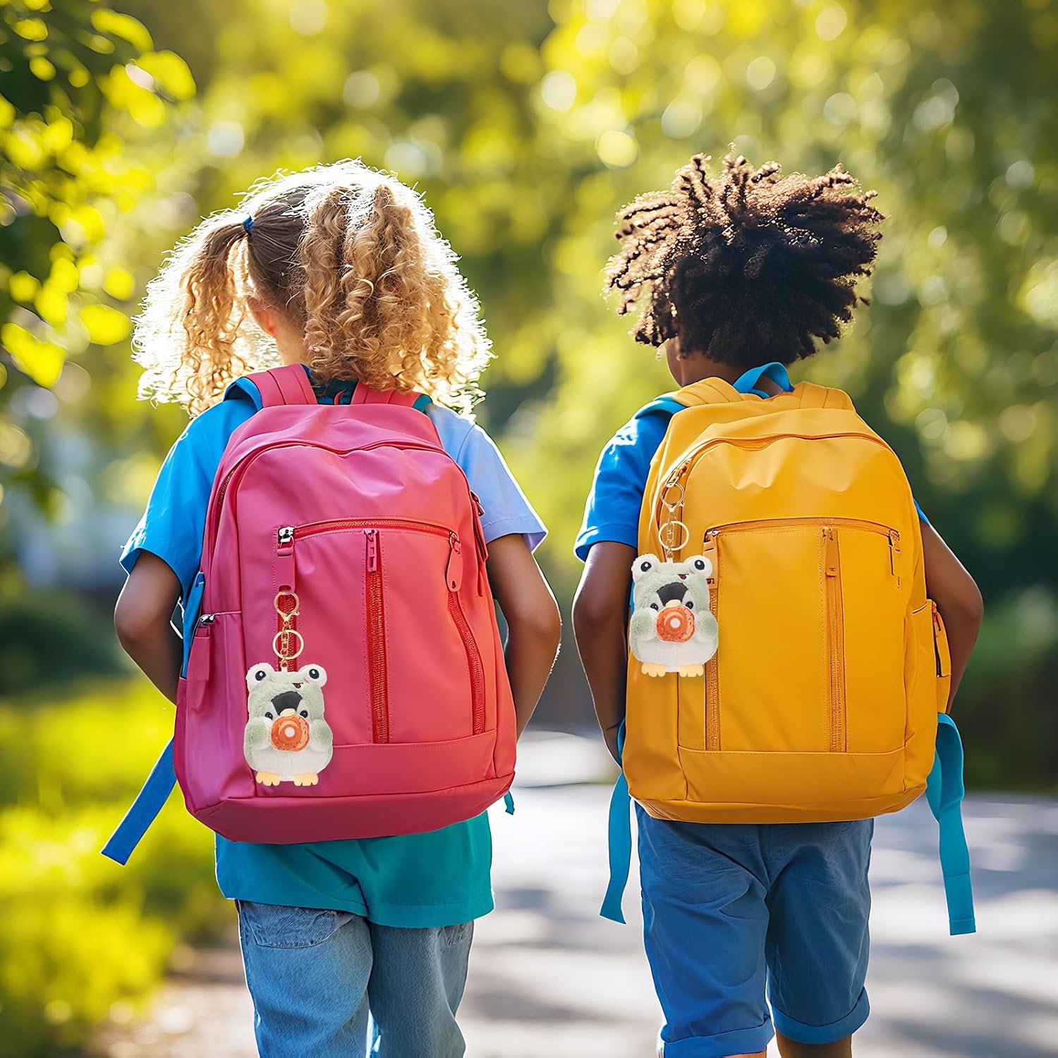 Penguin Keychain for Kids - Cute Keychains for Women - Plush Stuffed Animal Plush Bag Charms - Kawaii Stuff - Image 2