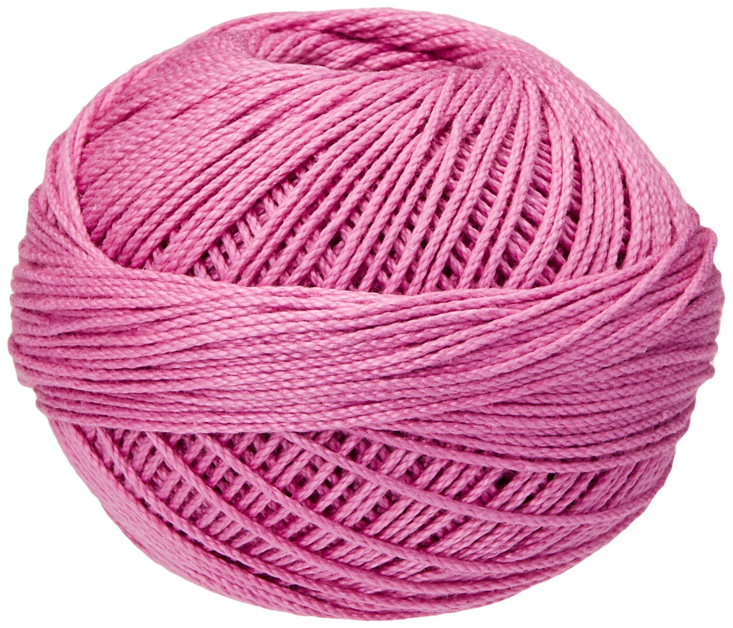 LIZBETHHandy Hands Lizbeth Egyptian Cotton Crochet Thread, Tatting Thread, and Knitting Thread Size 3 (50 grams 120 yards) – HH03623, Raspberry Pink Light
