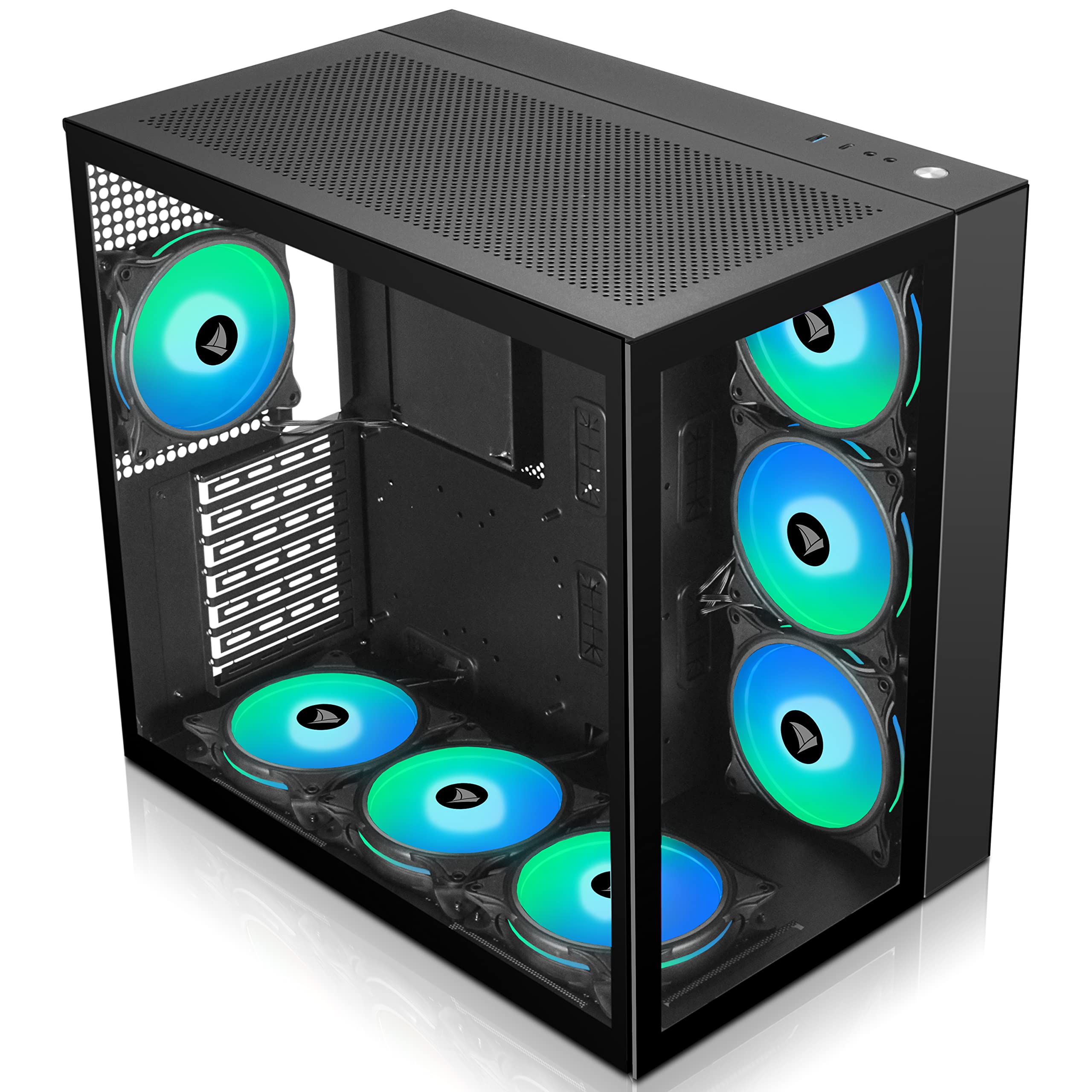 AMANSON PC CASE ATX Mid Tower...B0BFL7R6PF