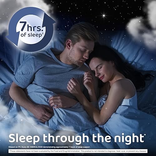 Miniatura 5 de Advanced Sleep Aid - Suplemento dietético de melatonina, cápsulas de 10 mg, 60 unidades