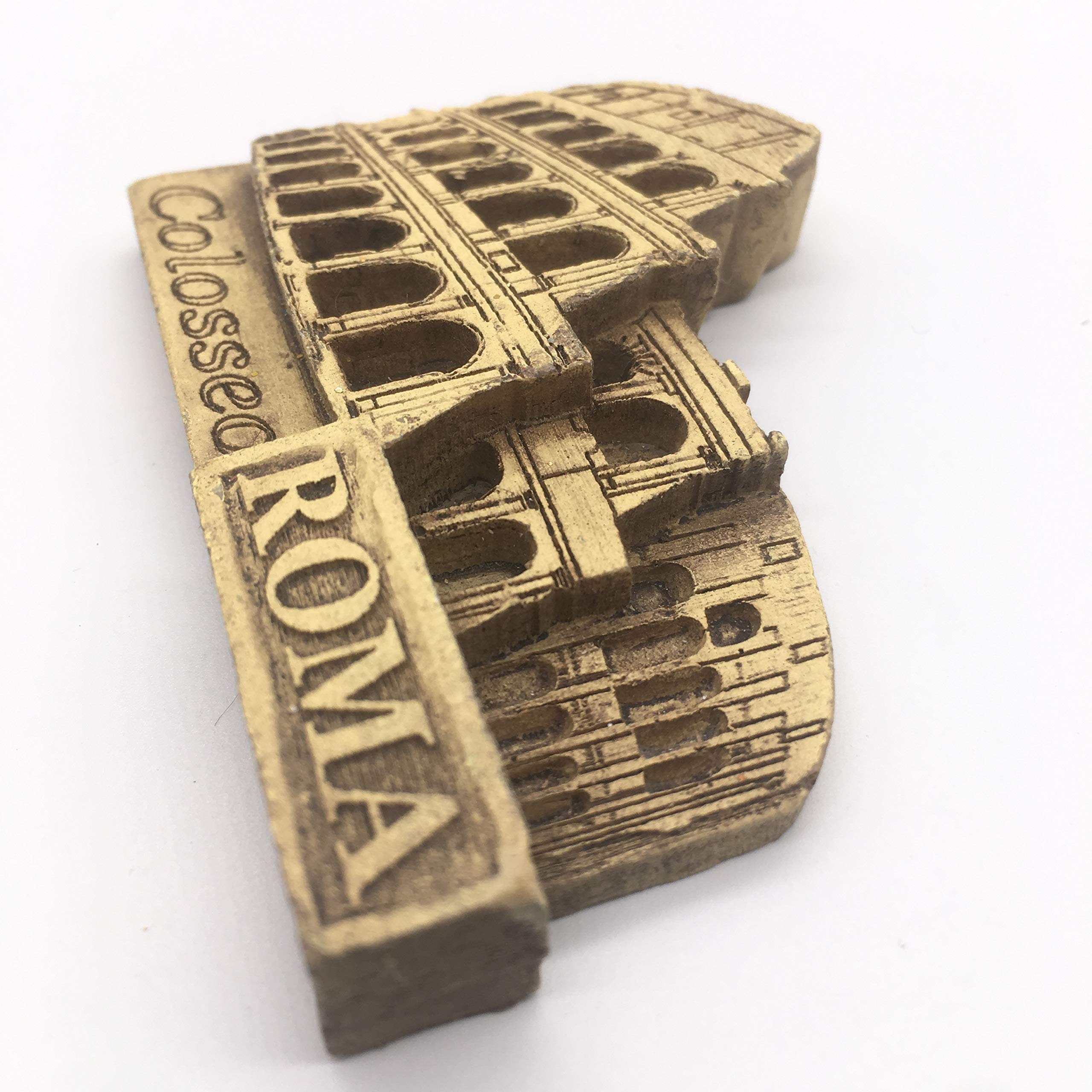 Calamita Frigorifero 3D Colosseo - Souvenir Italia In Resina Fatta A Mano - Dimensioni 5-8 Cm
