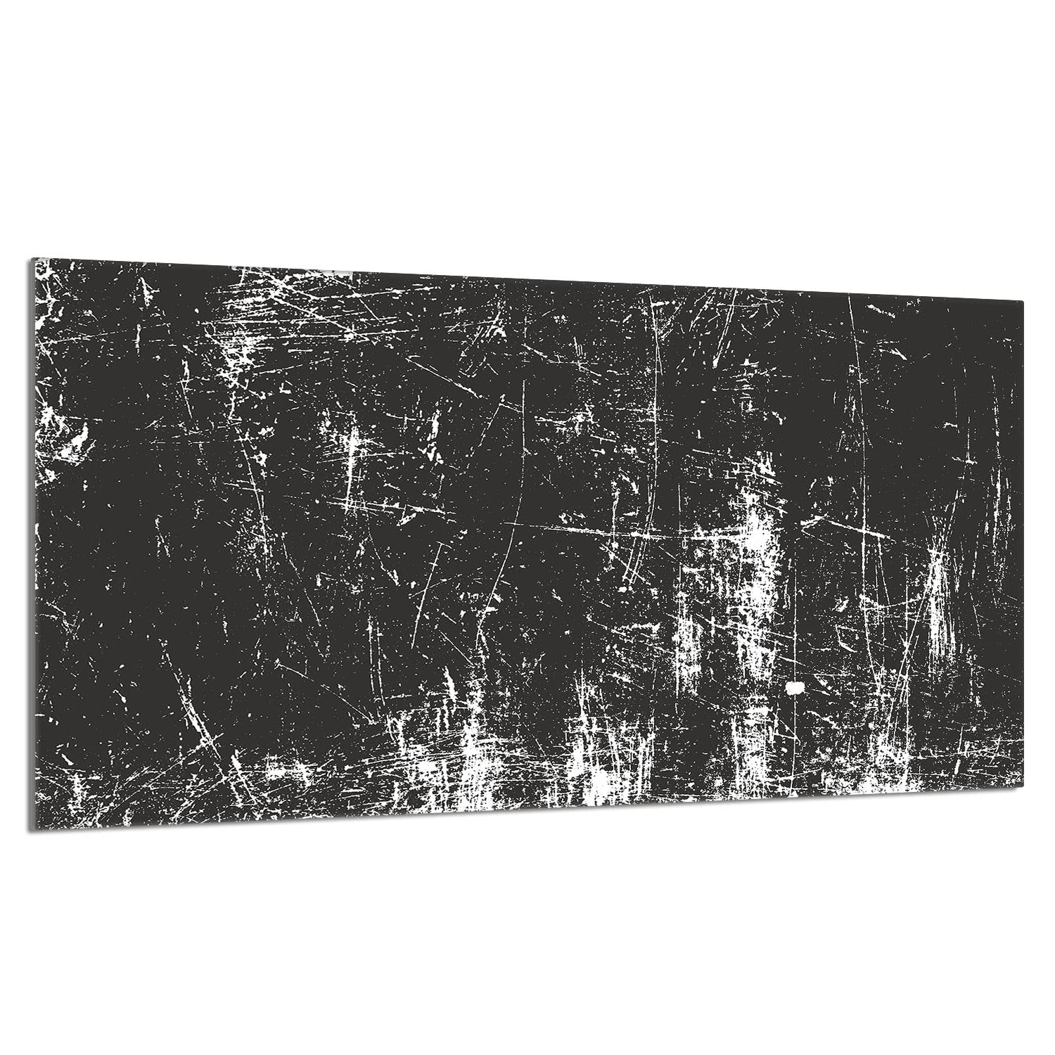 Piastra di copertura 90 x 52 cm copertura piano cottura a induzione universale in ceramica per piatti da cucina paraspruzzi tagliere in vetro temperato, decorazione, Nero