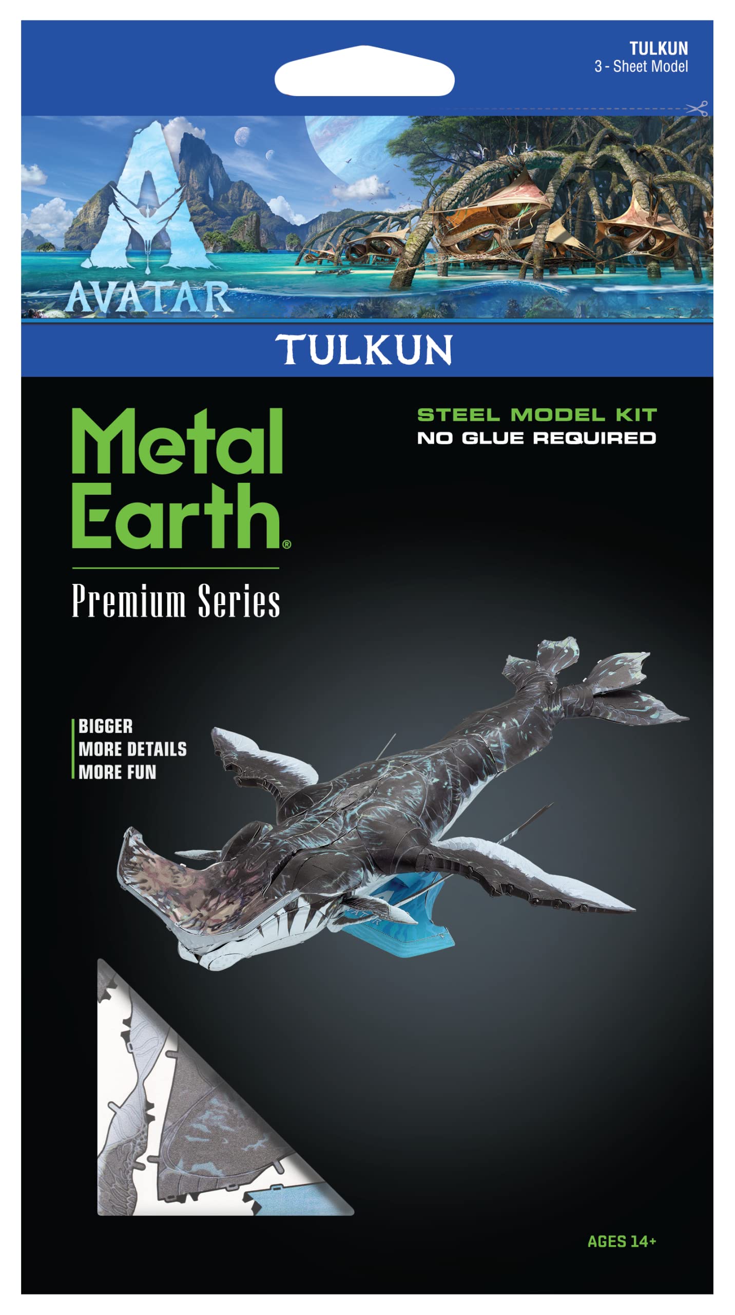 Metal Earth Premium Series Avatar 2 Tulkun 3D Metal Model Kit Fascinations