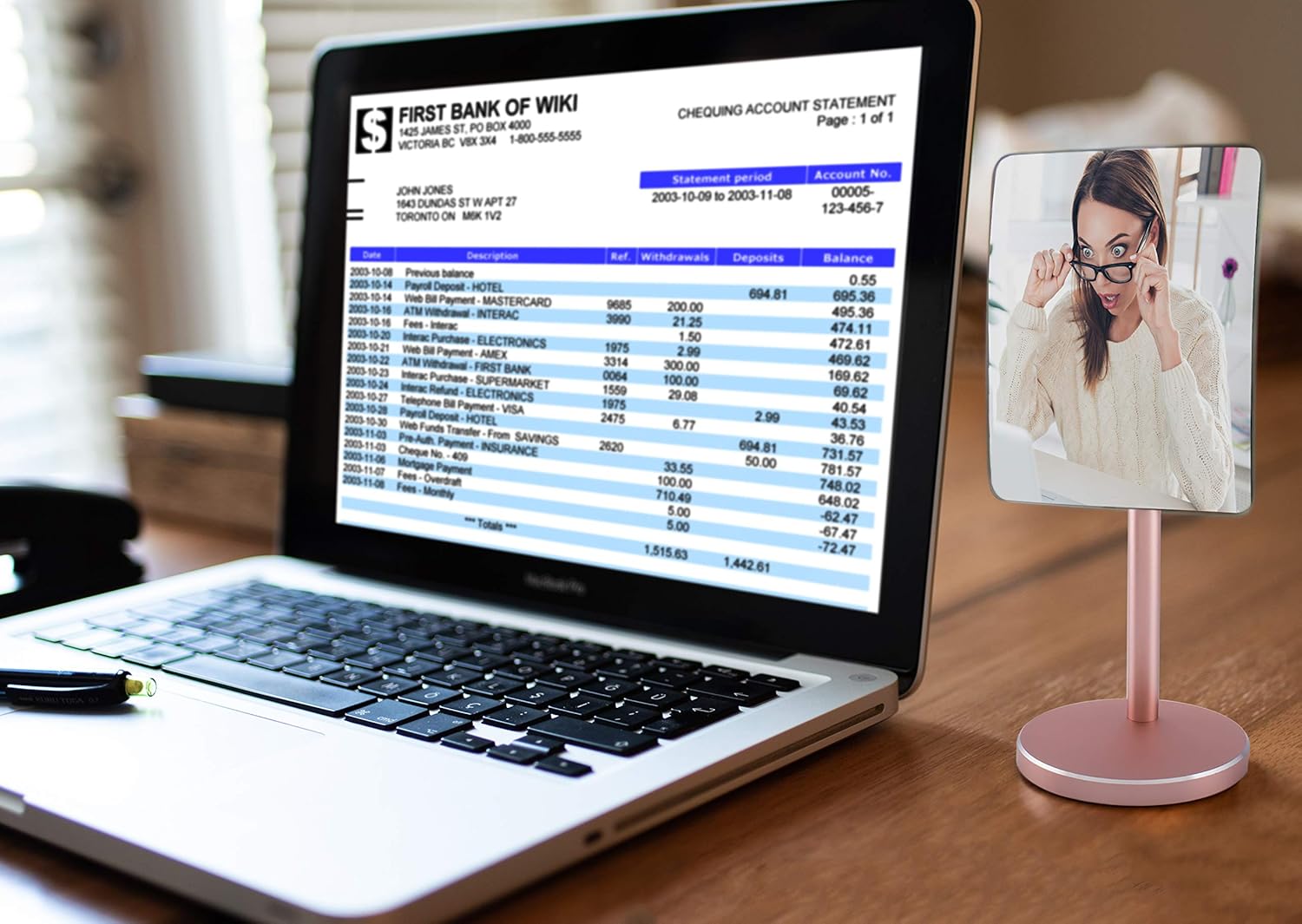 Top Rated Desk and Cubicle Mirror to See Behind You, Rose-Gold Stand with Detachable Wide Angle Real Glass Mirror, Small & Discrete, Beautiful Design, Perfect Curvature for an exceptionally Clear View Black Friday Clearance Desk and Cubicle Mirror to See Behind You, Rose-Gold Stand with Detachable Wide Angle Real Glass Mirror, Small & Discrete, Beautiful Design, Perfect Curvature for an exceptionally Clear View