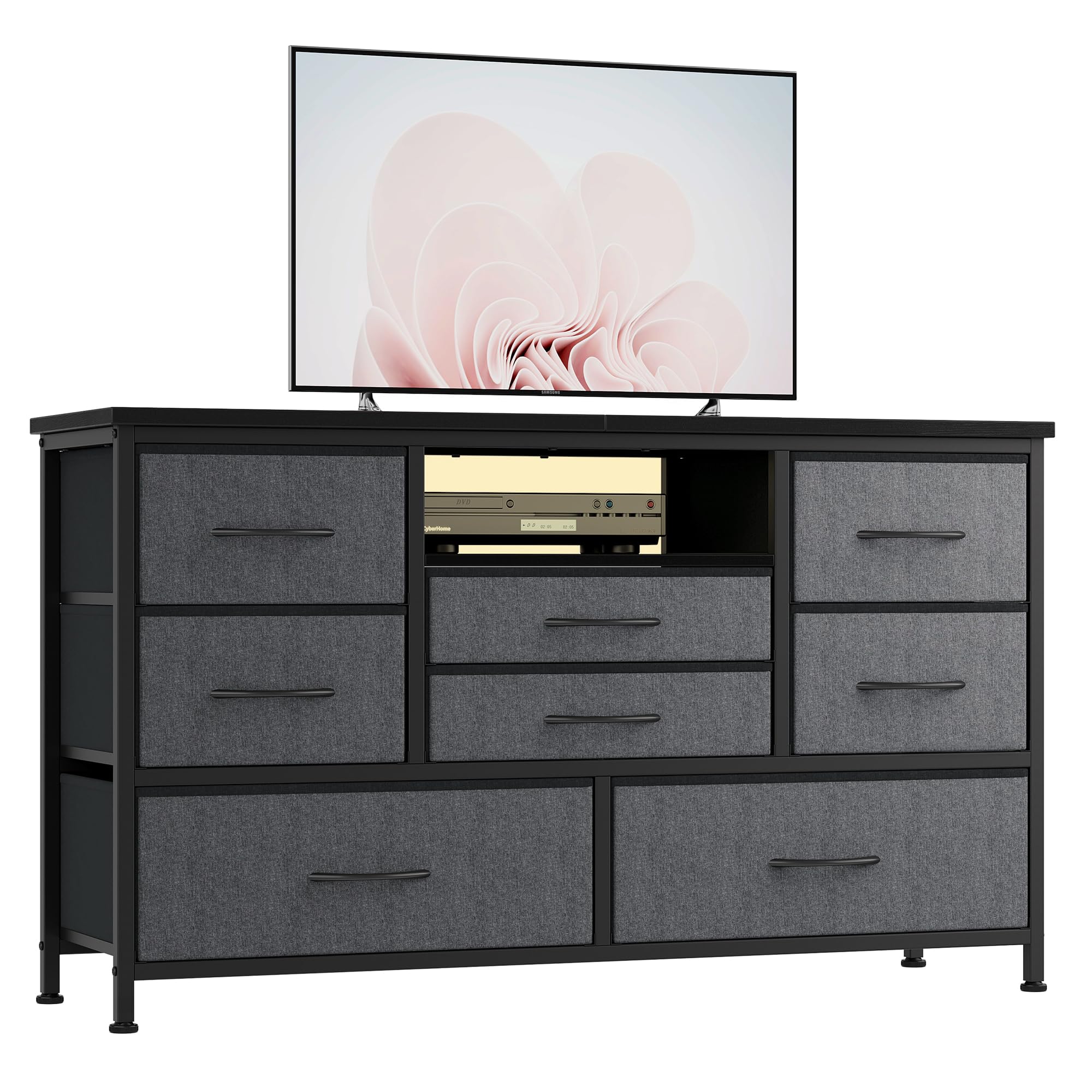 garvee commode enfant 8 tiroirs tissu