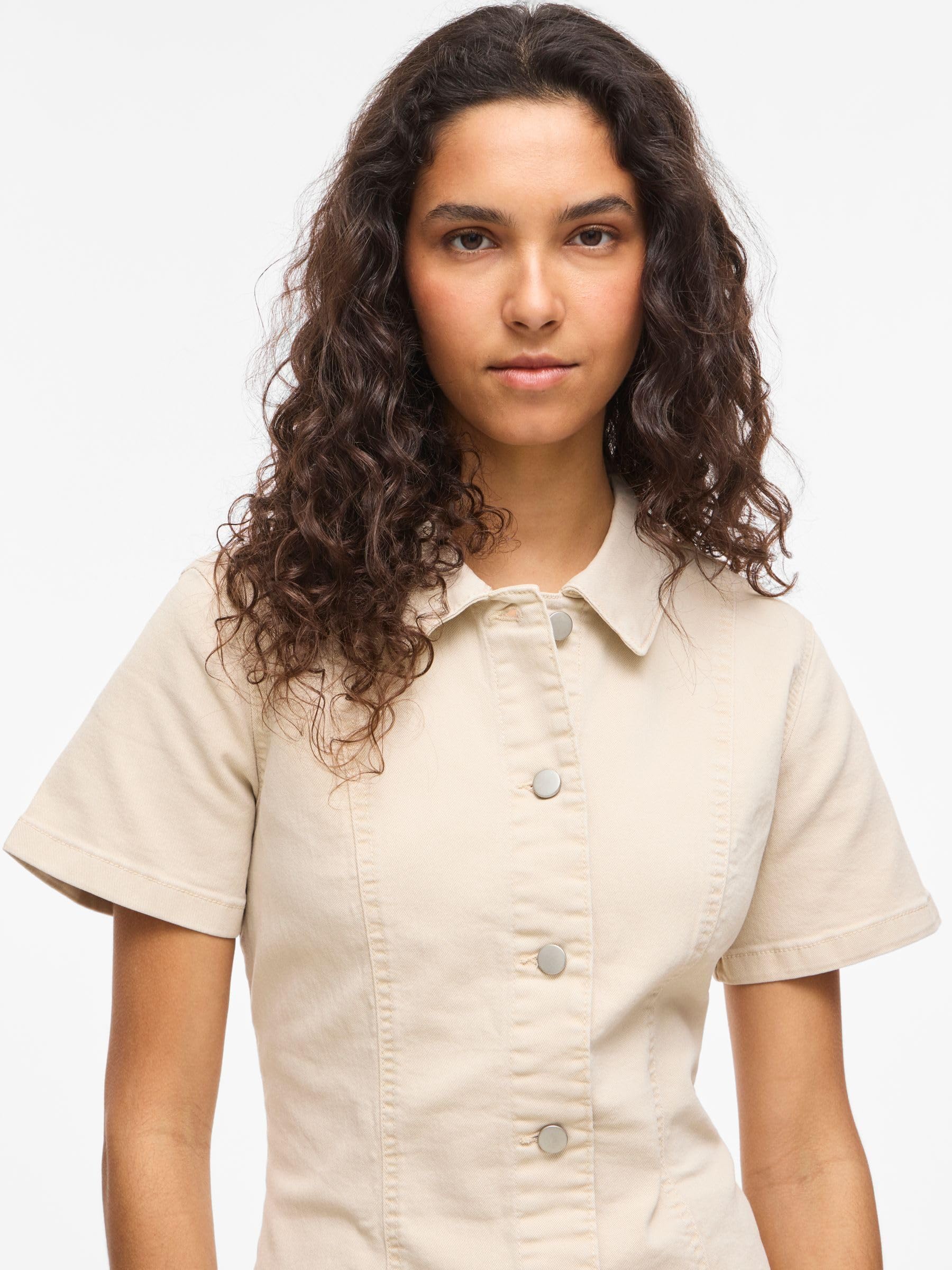 Vila Female Jeanskleid VINISA Kurzes